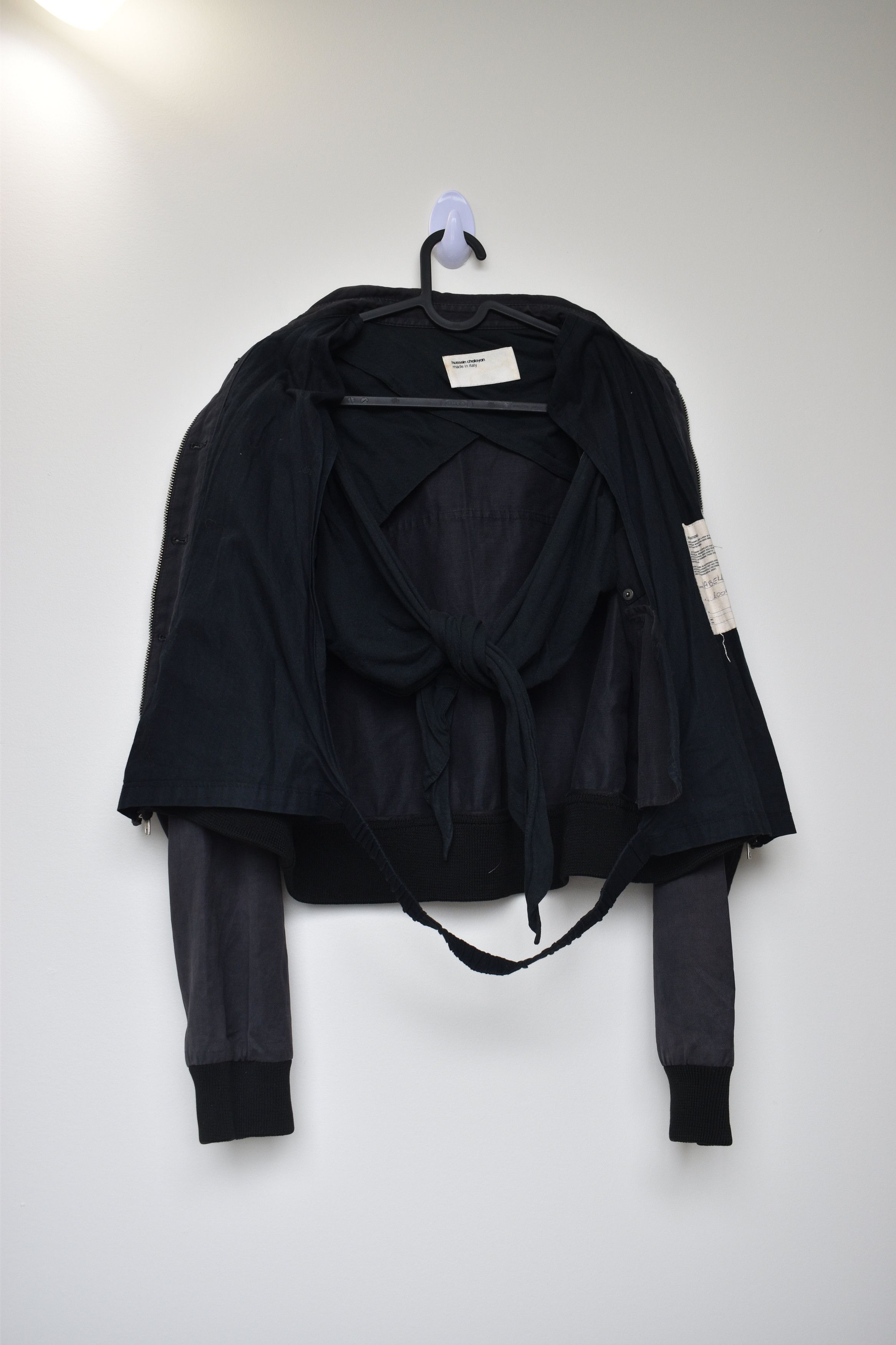 Hussein Chalayan SS 2004 Temporal Mediations Black Jacket