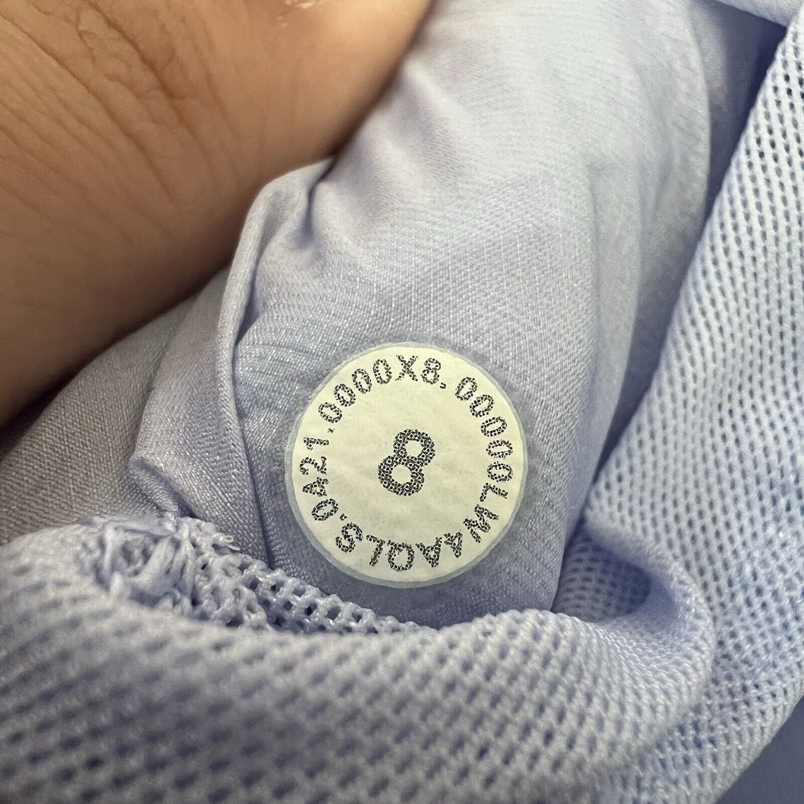 Lululemon Down For It All Vest Women's 8 Light Blue Full Zip