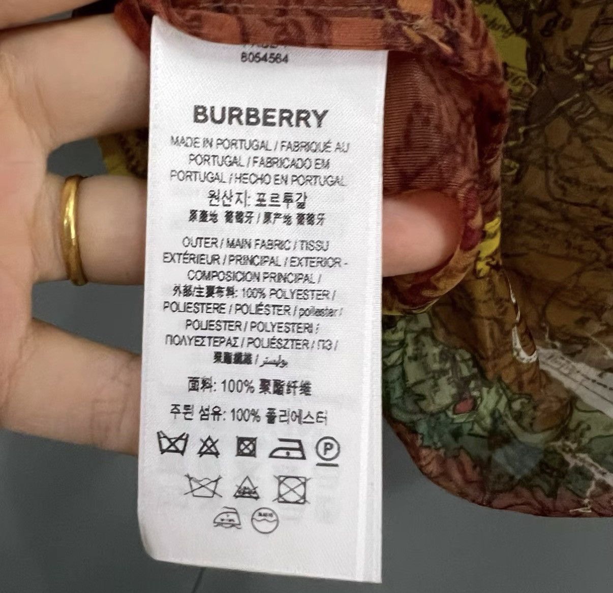 Burberry Burberry All-over Map Print Short Sleeve J41 Size US S / EU 44-46 / 1 - 3 Thumbnail