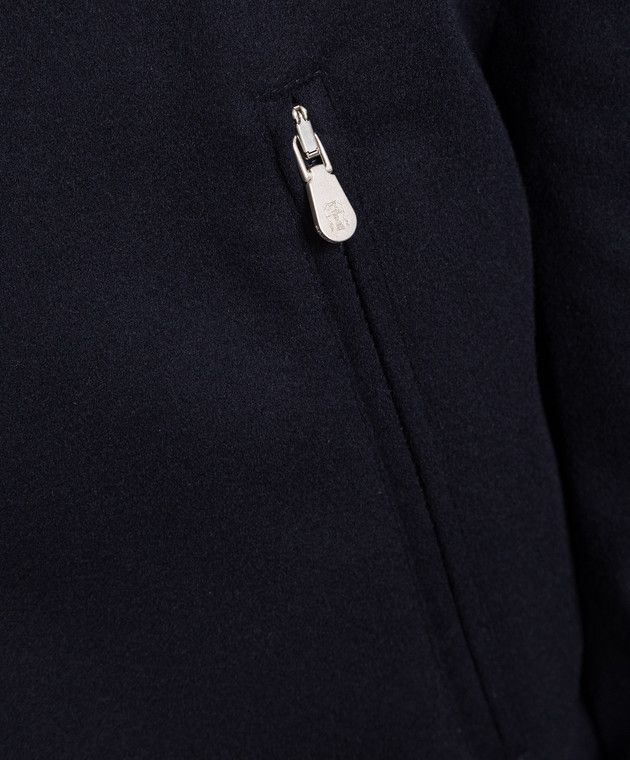 Brunello Cucinelli o1w1db10924 Wr Padded Jacket in Navy Size US M / EU 48-50 / 2 - 6 Thumbnail