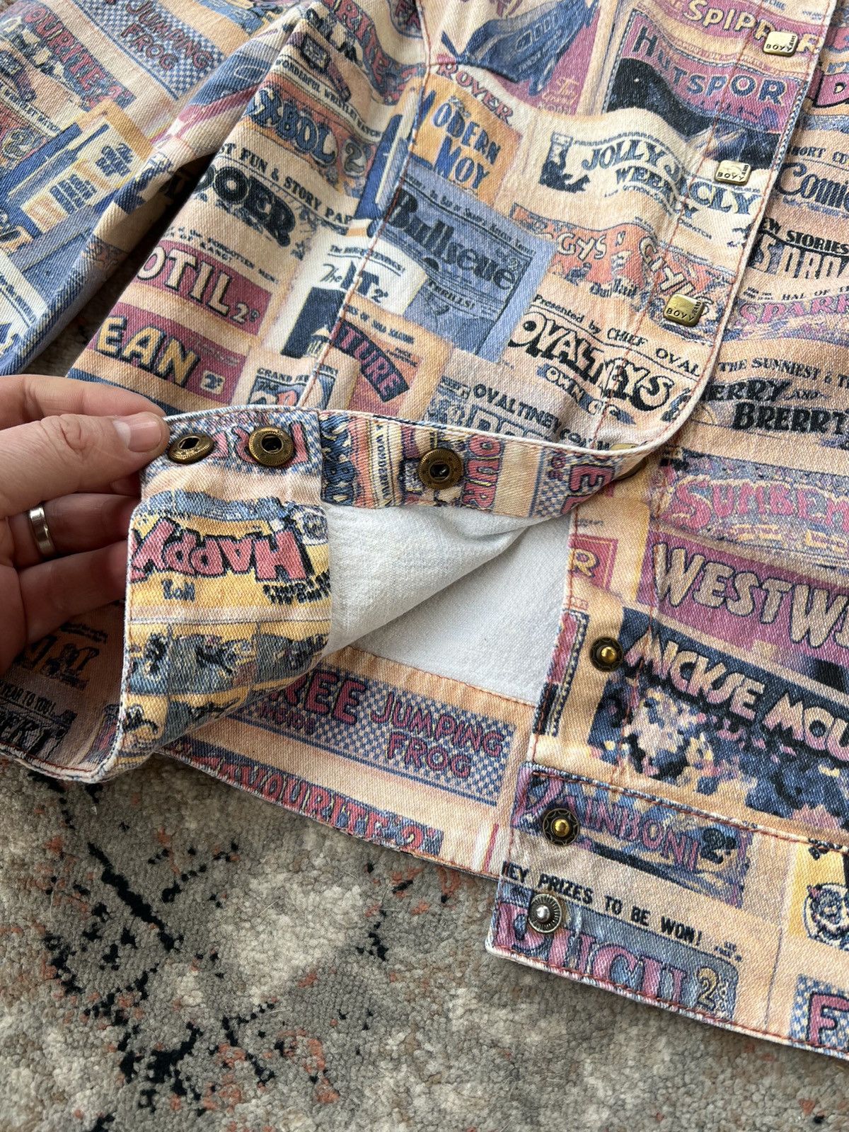 BOYY × Vintage Vintage Boyy Jeans Jacket Size XS / US 0-2 / IT 36-38 - 5 Thumbnail