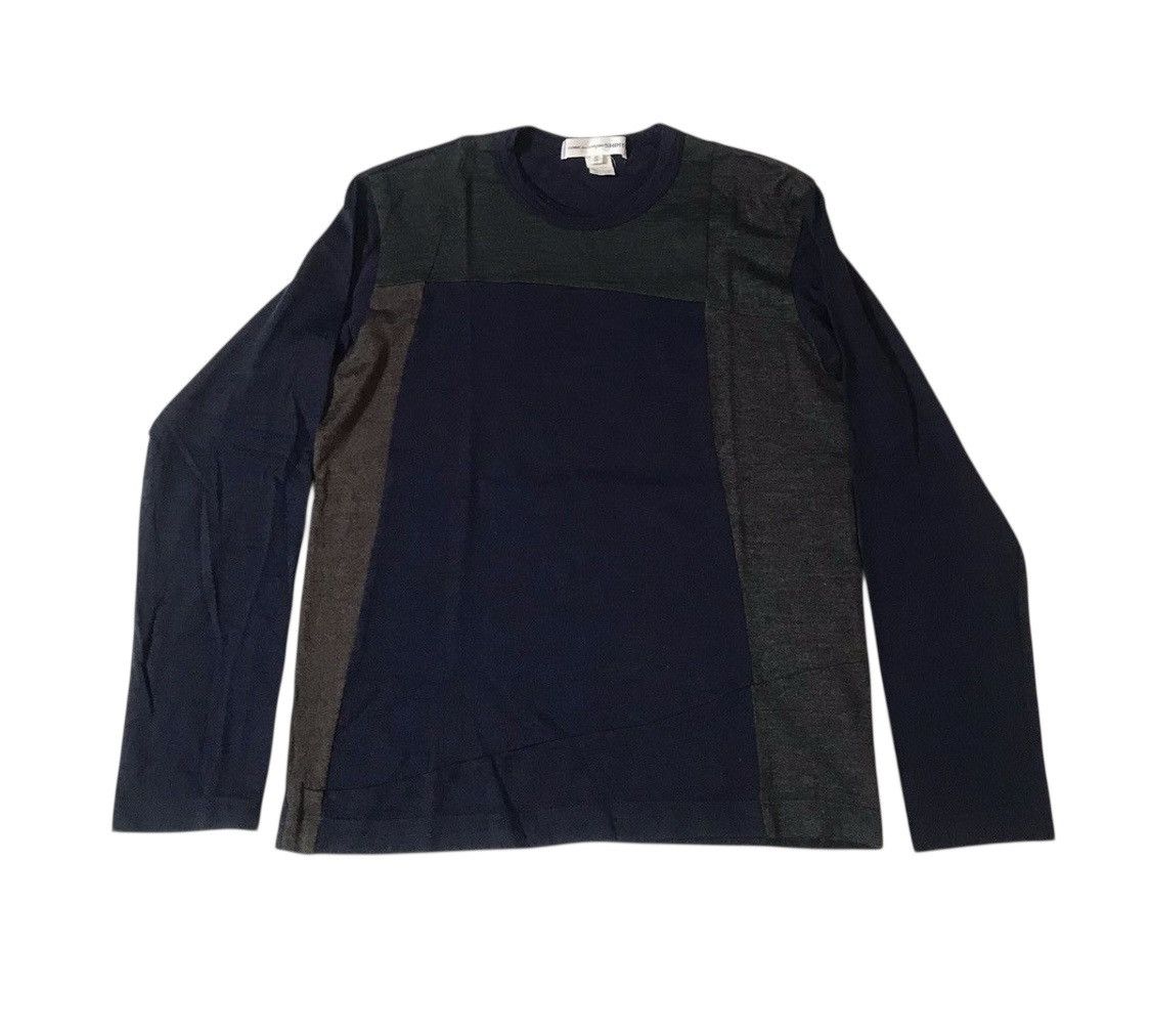 Comme des Garcons CDG SHIRT patchwork wool longsleeve Size US S / EU 44-46 / 1 - 1 Thumbnail