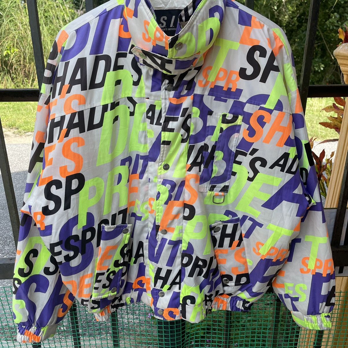 Japanese Brand × Vintage 🔥🔥🇯🇵Shades Multicolour Full Zipper Winter Ski Light Jacket Size US XL / EU 56 / 4 - 4 Thumbnail