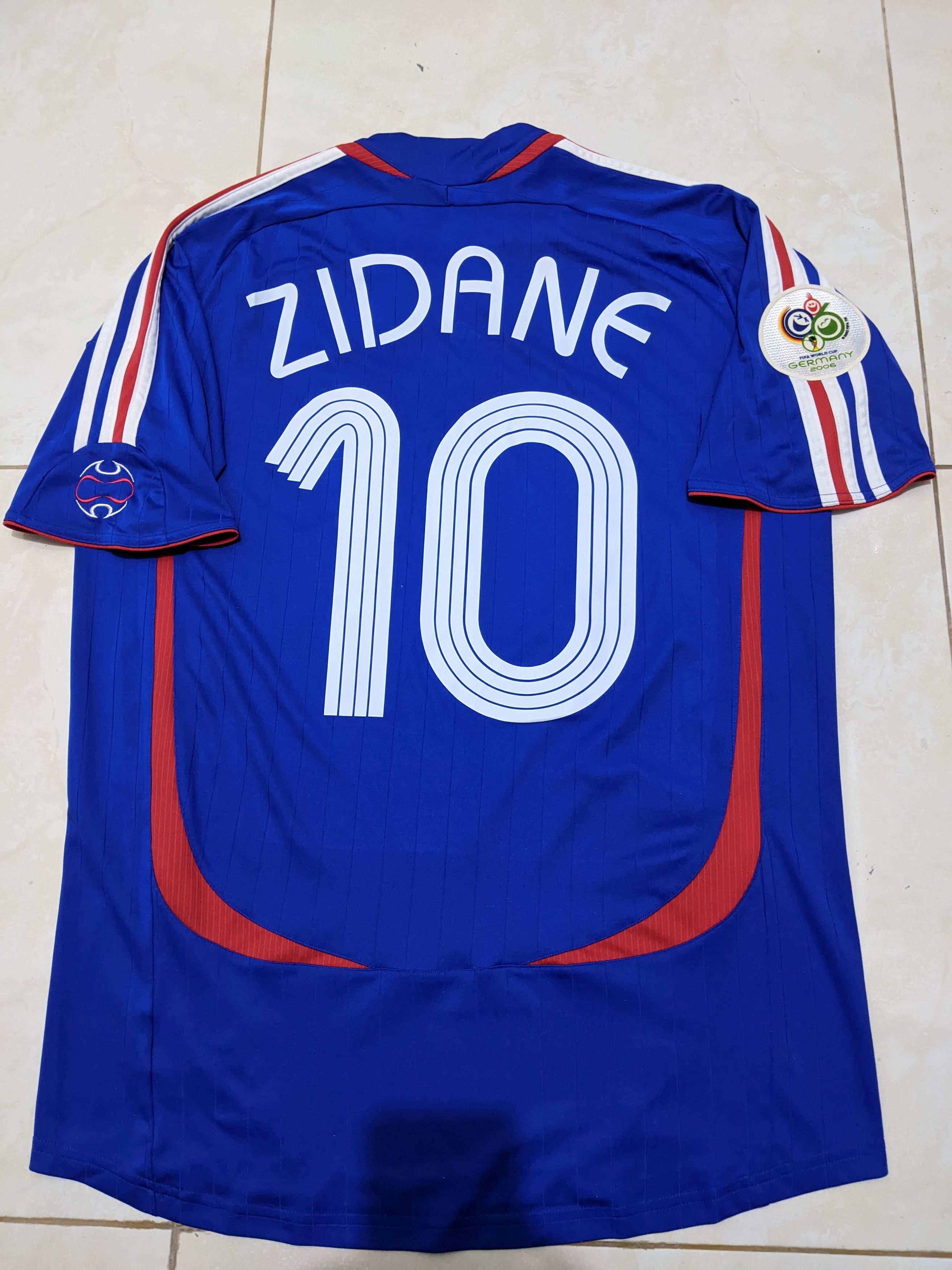 Adidas Francis home 2006 world cup Zidane Jersey football shirt Size US M / EU 48-50 / 2 - 2 Thumbnail