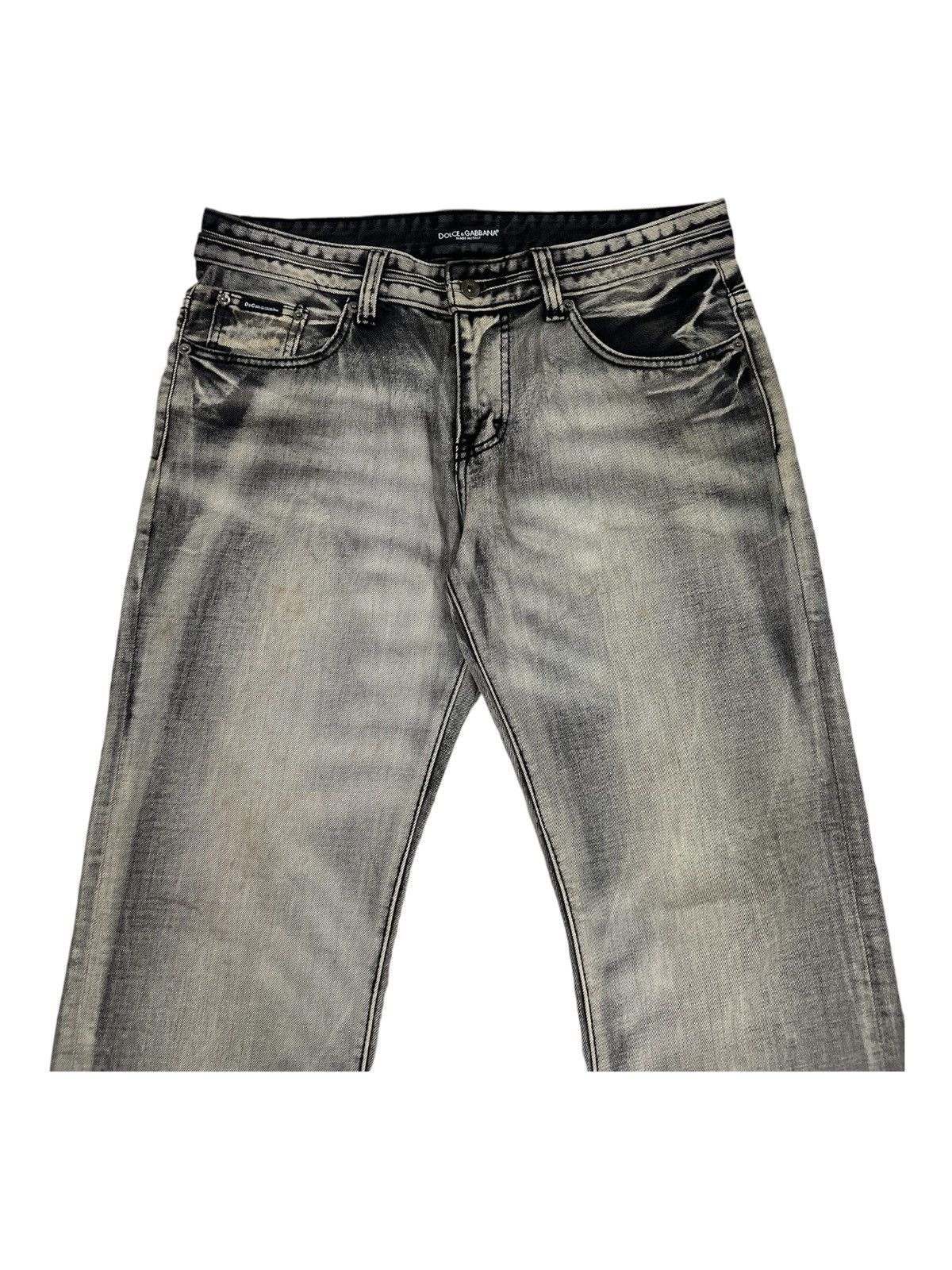Dolce & Gabbana AW04 Dolce & Gabbana Beautiful Faded Wash Baggy Jeans Denim Size US 35 - 6 Thumbnail