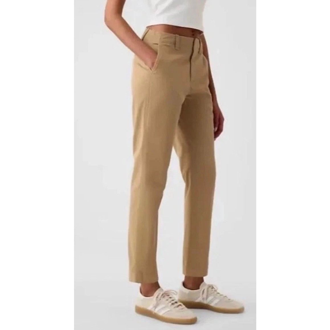 Gap Slim Ankle Pant Skinny Midrise Casual Fashion Stretch Fabric Size 36" / US 14 / IT 50 - 2 Thumbnail