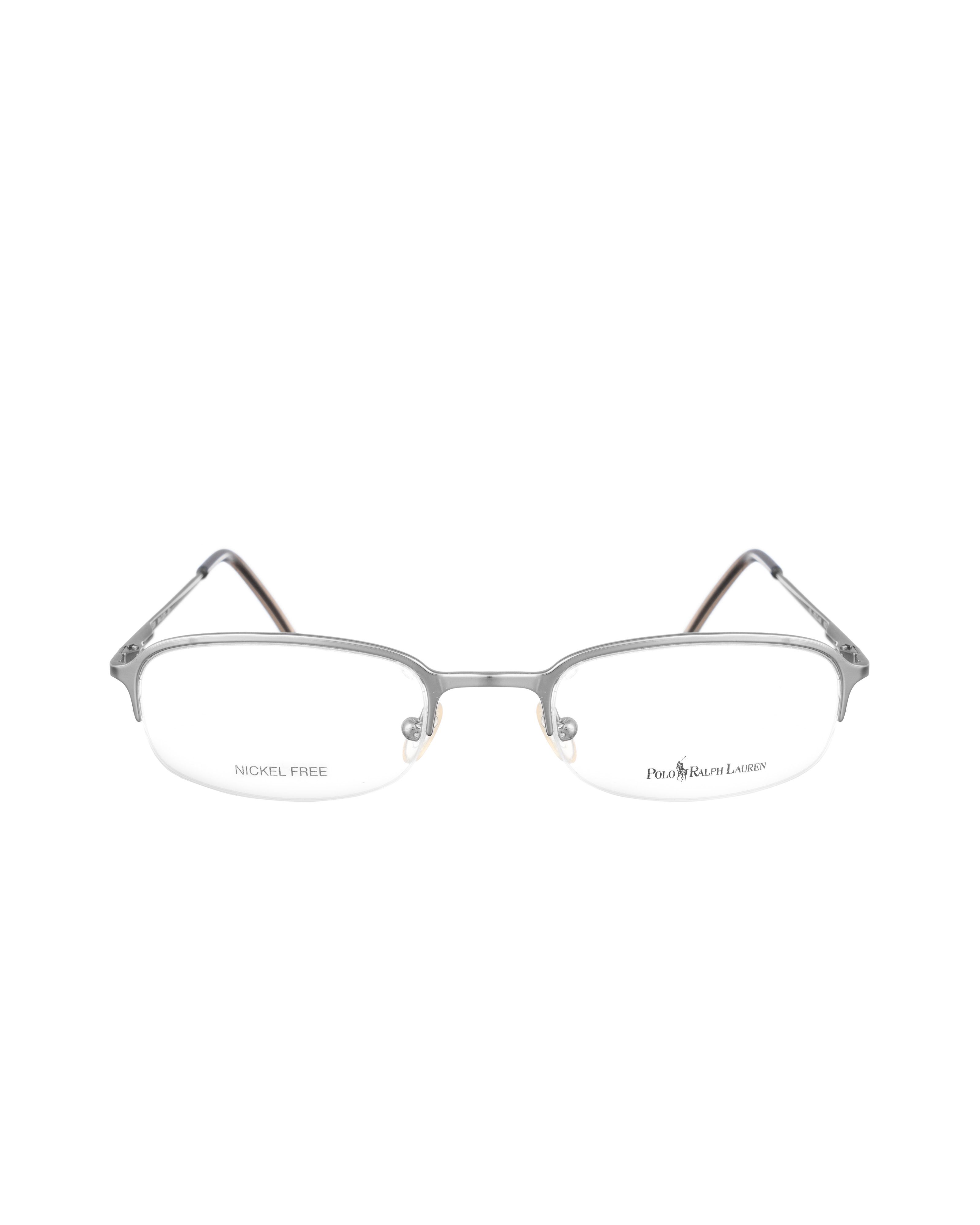 Polo Ralph Lauren Polo Ralph Lauren 00s Half Rim Chrome Silver Glasses Size ONE SIZE - 1 Thumbnail