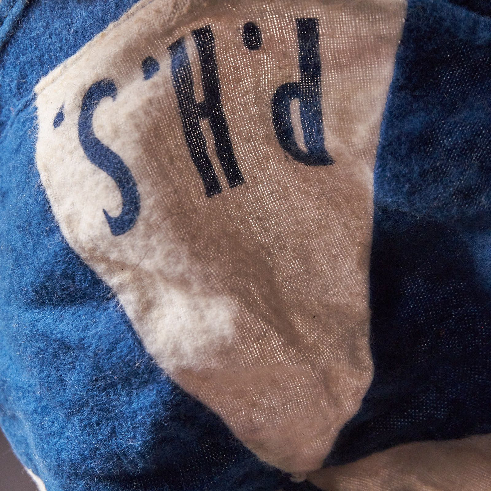 Vintage 1940s – 1950s Blue and White School Boy Cap Hat Size ONE SIZE - 5 Thumbnail