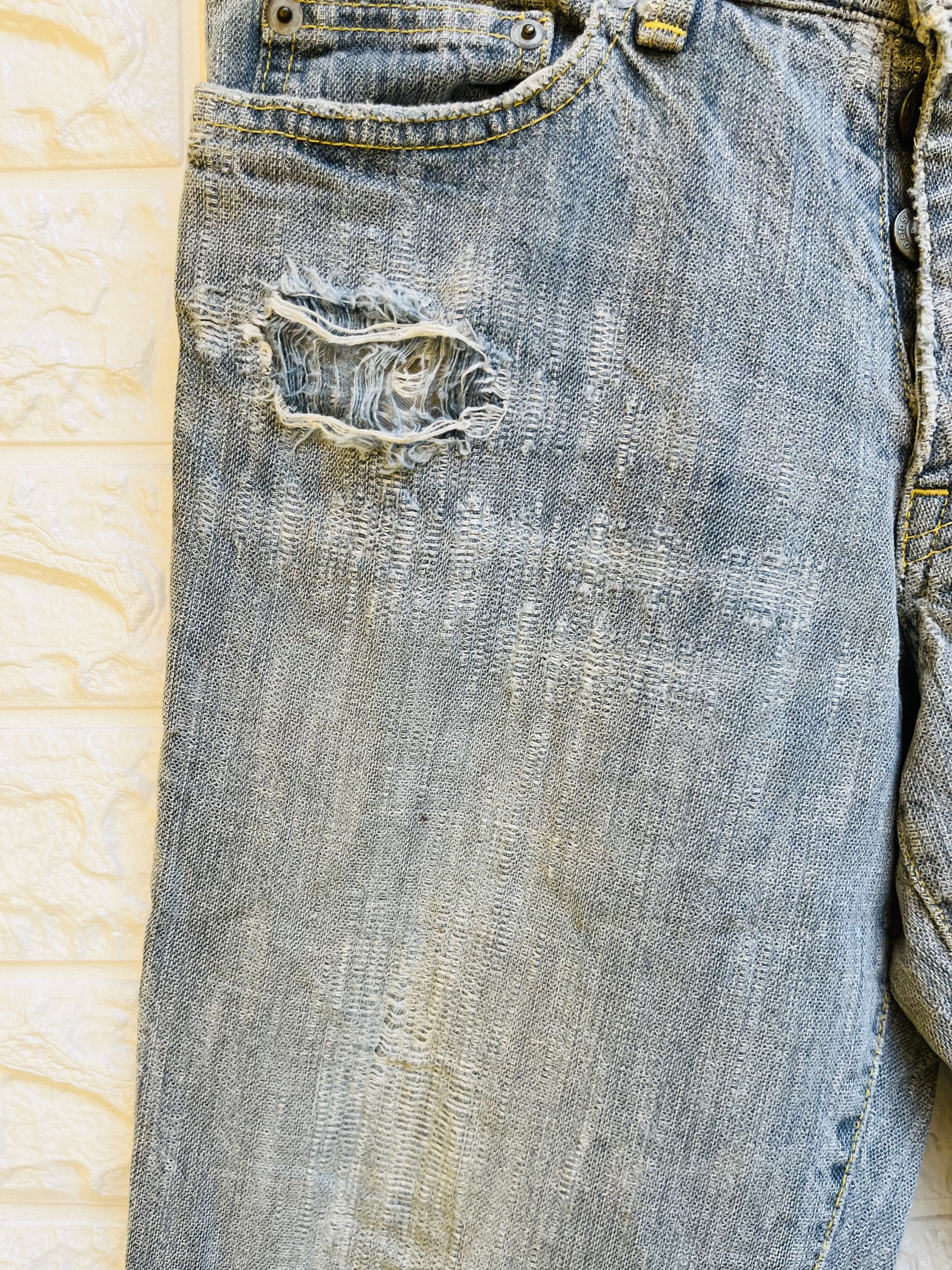 Japanese Brand × Tornado Mart × Vintage Vintage Tornado Mart Distressed Japanese Designer Style Size US 29 - 9 Thumbnail