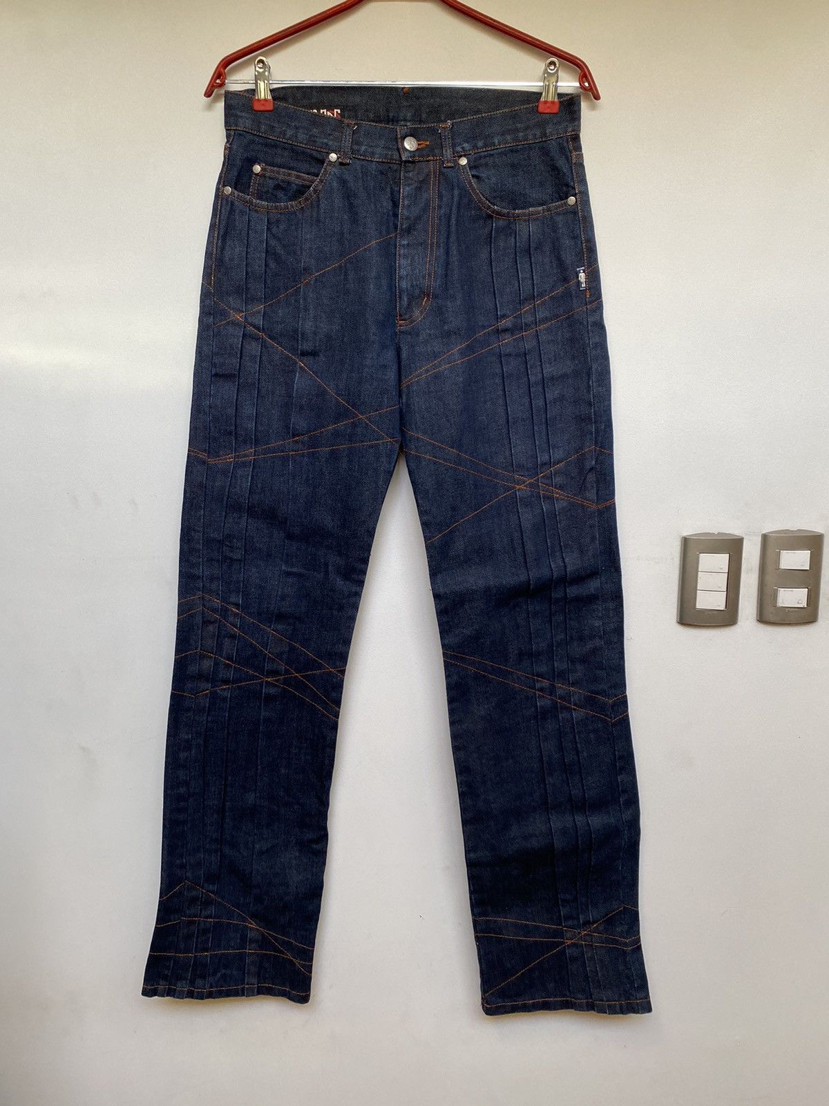 image of Jean Paul Gaultier Denim Jeans in Blue, Men's (Size 30)