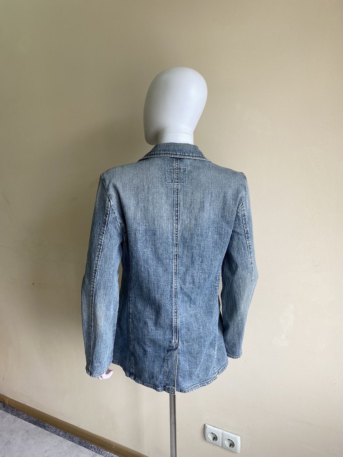 W&LT Vintage 90s W&L.T Walter Van Beirendonck Blue Denim Jacket Size S / US 4 / IT 40 - 7 Thumbnail