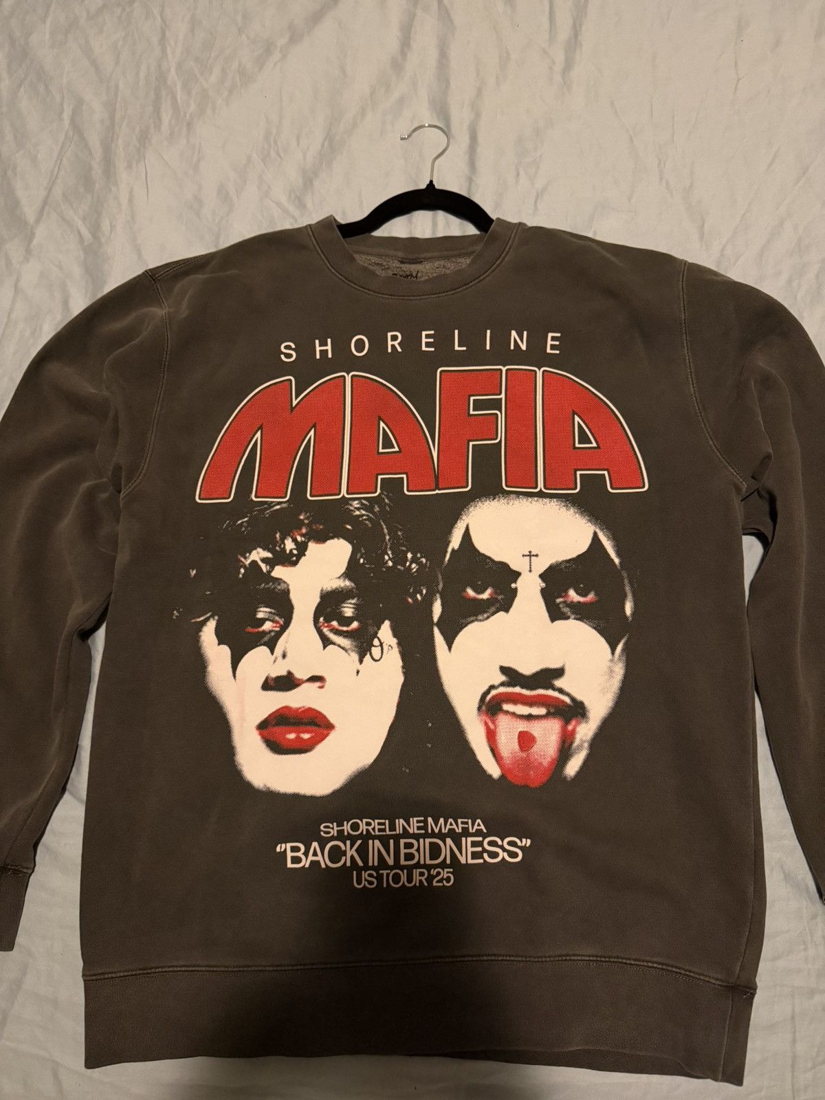 Japanese Brand Shoreline Mafia Kiss Crewneck Size US L / EU 52-54 / 3 - 1 Thumbnail