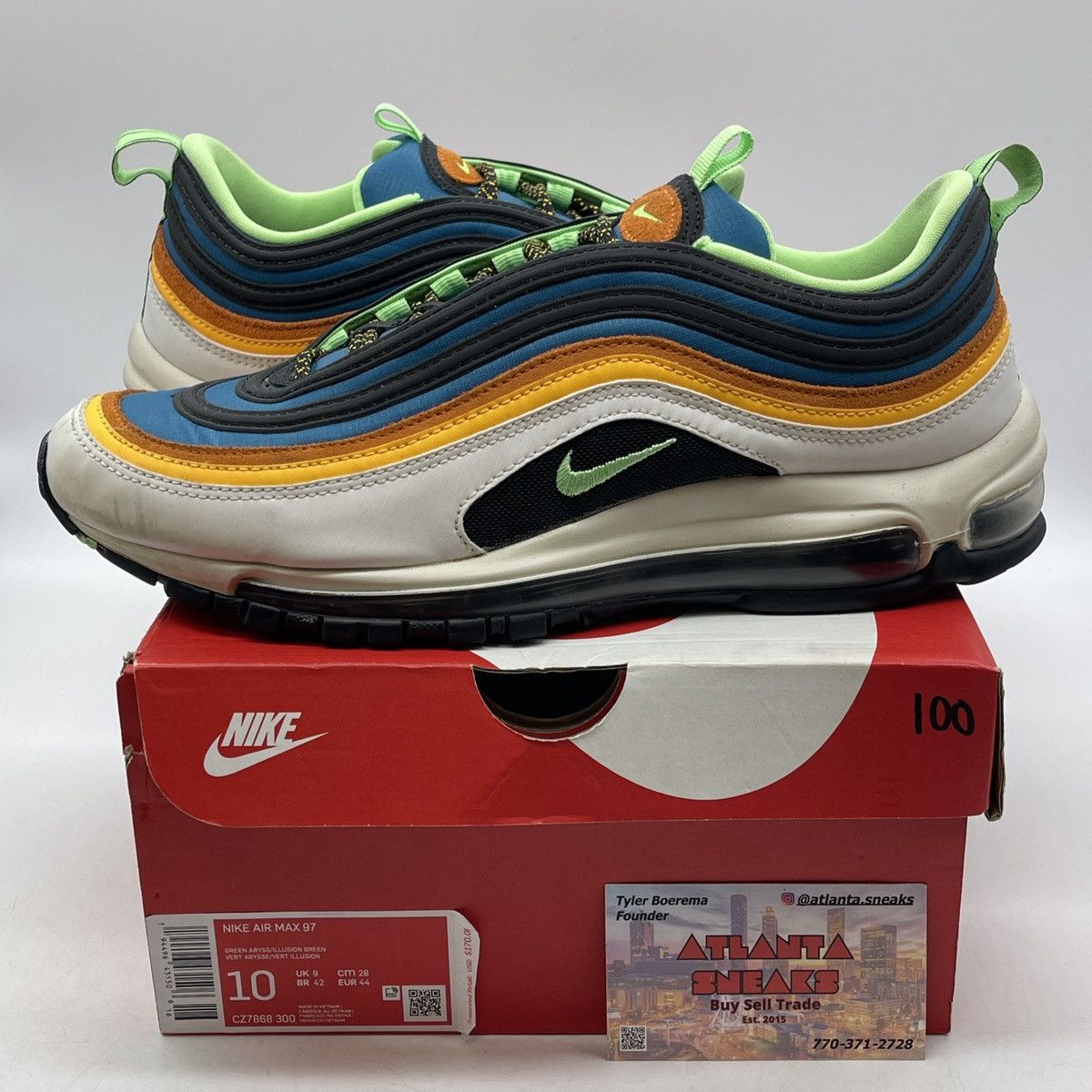 Air max 97 green Abbys illusion green