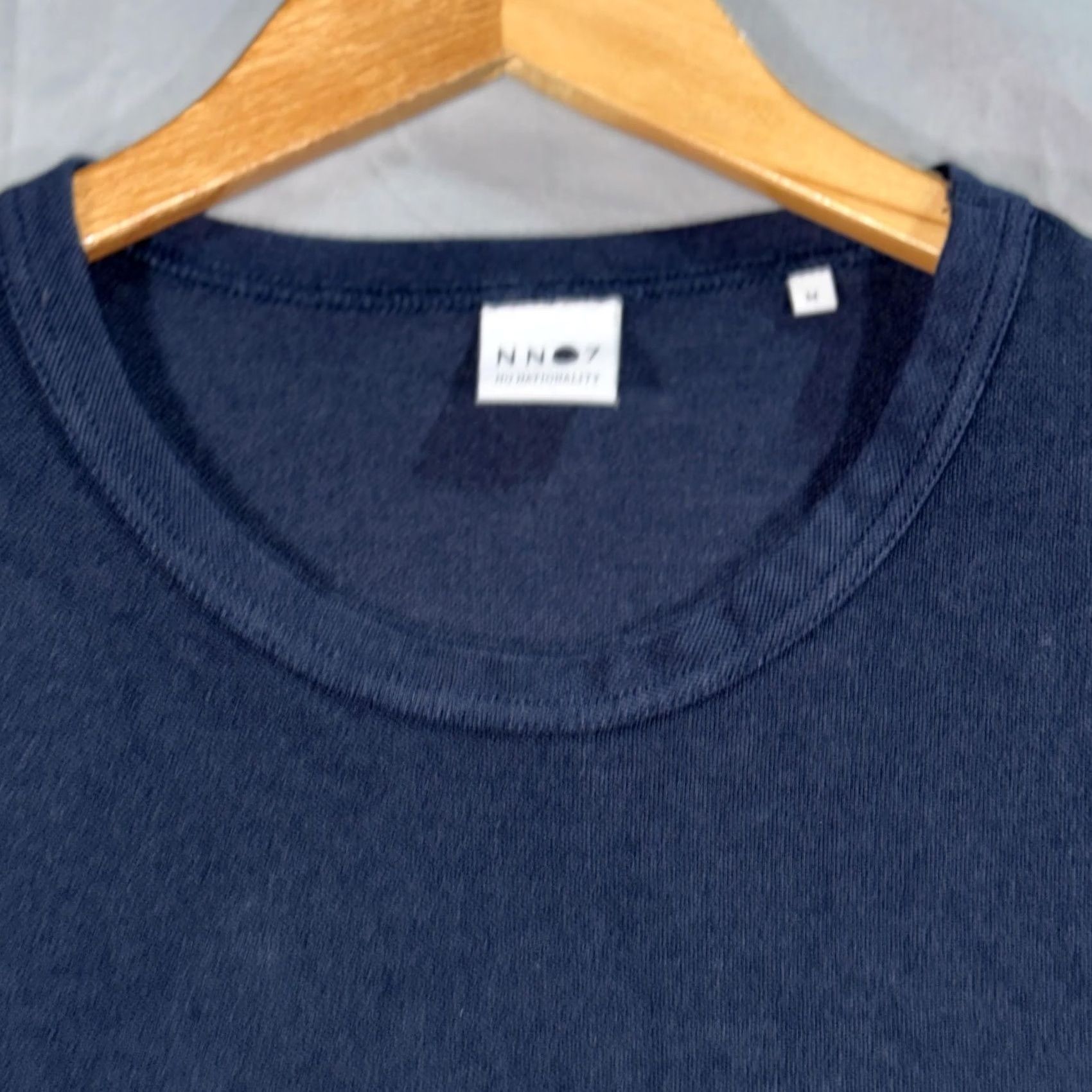 NN07 NN07 Shirt Mens Medium Blue Long Sleeve Crewneck Solid Casual Knit Tee T-Shirt Size US M / EU 48-50 / 2 - 5 Thumbnail