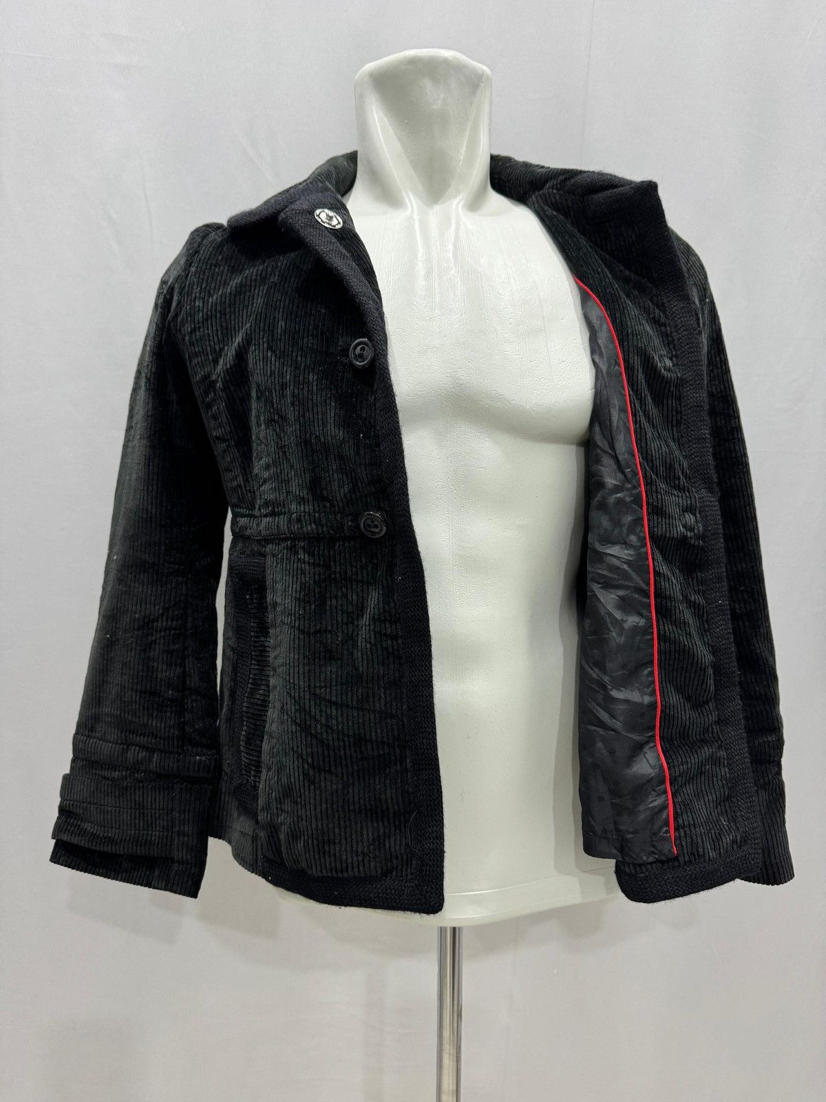 Marc Jacobs × Marc by Marc Jacobs Marc Jacobs Black Corduroy Coat Size S / US 4 / IT 40 - 3 Thumbnail