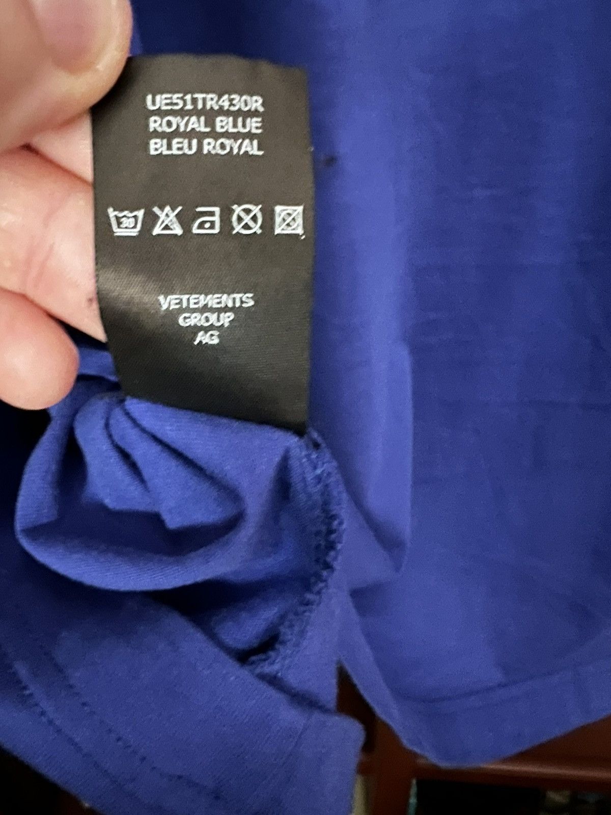 Vetements Vetements long tee Size US XL / EU 56 / 4 - 6 Thumbnail