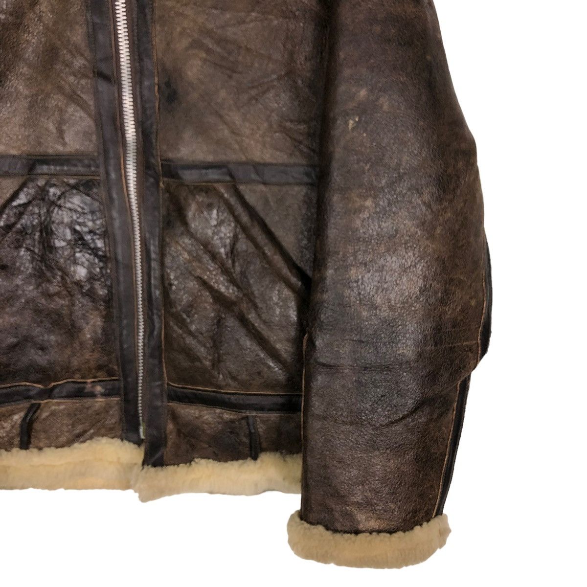 Schott 🔥VINTAGE B3 SHEARLING SHEEPSKIN LEATHER JACKET SCHOTT USA Size US M / EU 48-50 / 2 - 5 Thumbnail