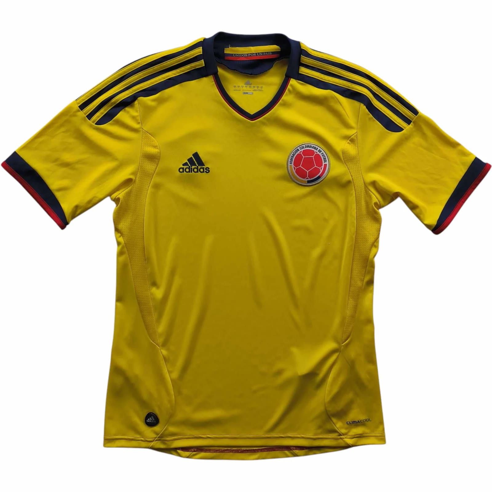 Colombia 2011-12 Adidas home football jersey size S