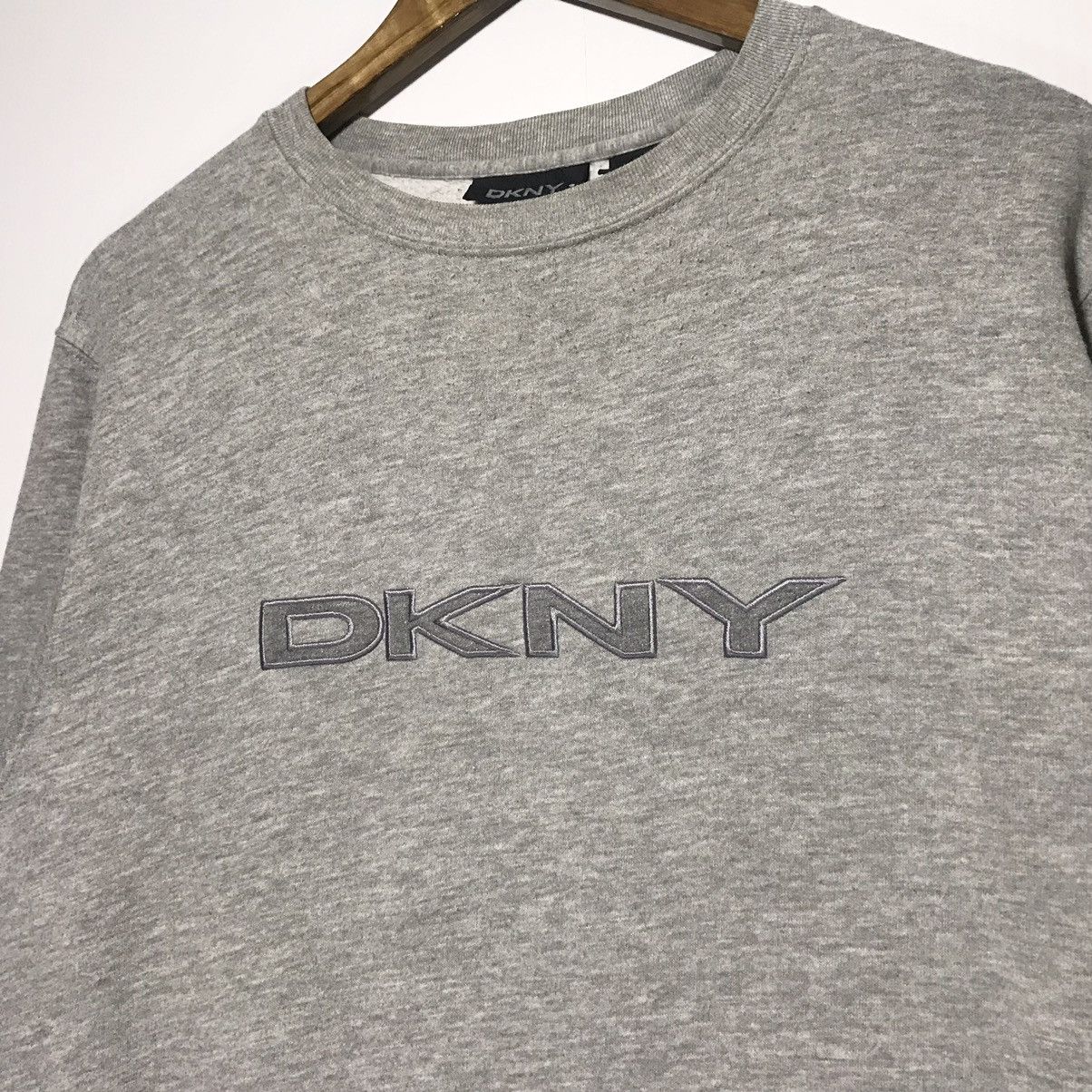 DKNY × Donna Karan Vintage DKNY Spellout Casualwear Sweatshirt Size US L / EU 52-54 / 3 - 2 Thumbnail