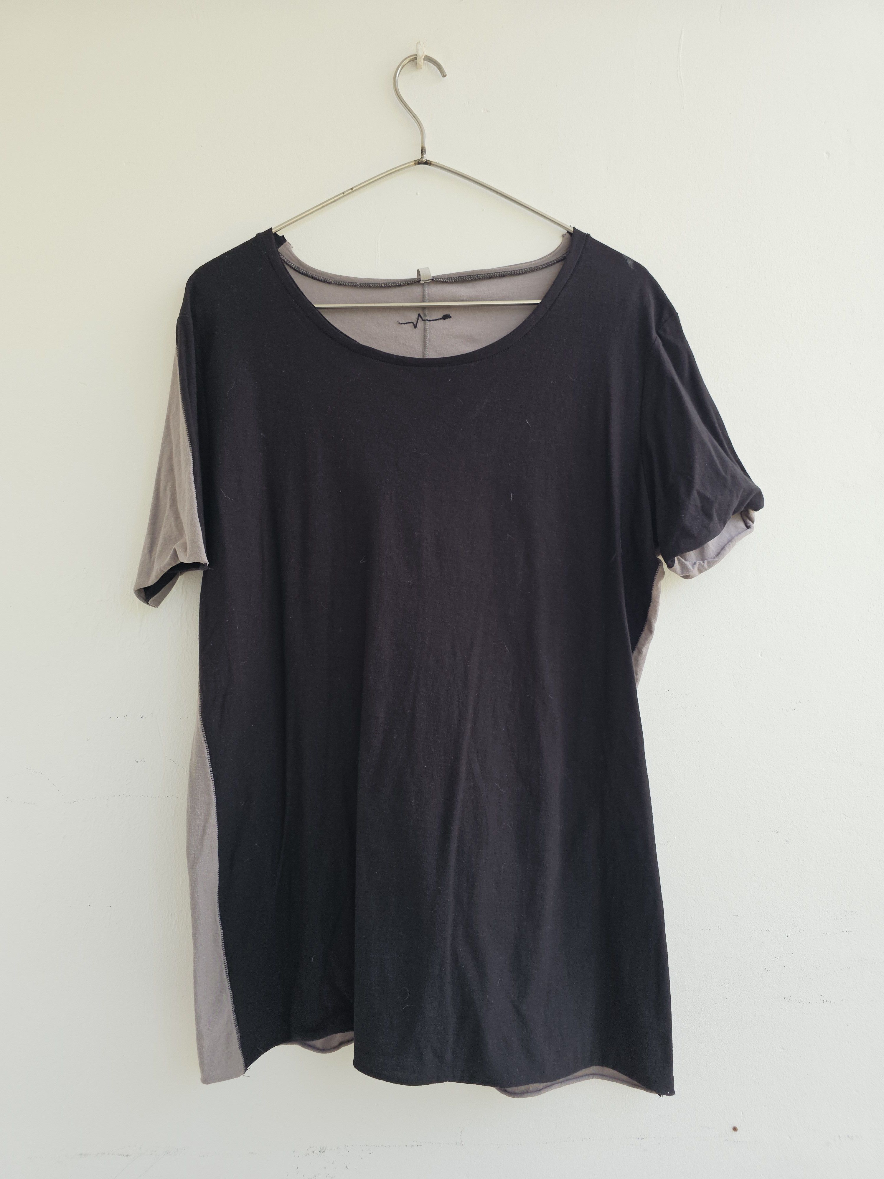 First Aid To The Injured Two-Sided T-Shirt with Asymmetric Hem Size US L / EU 52-54 / 3 - 1 Thumbnail