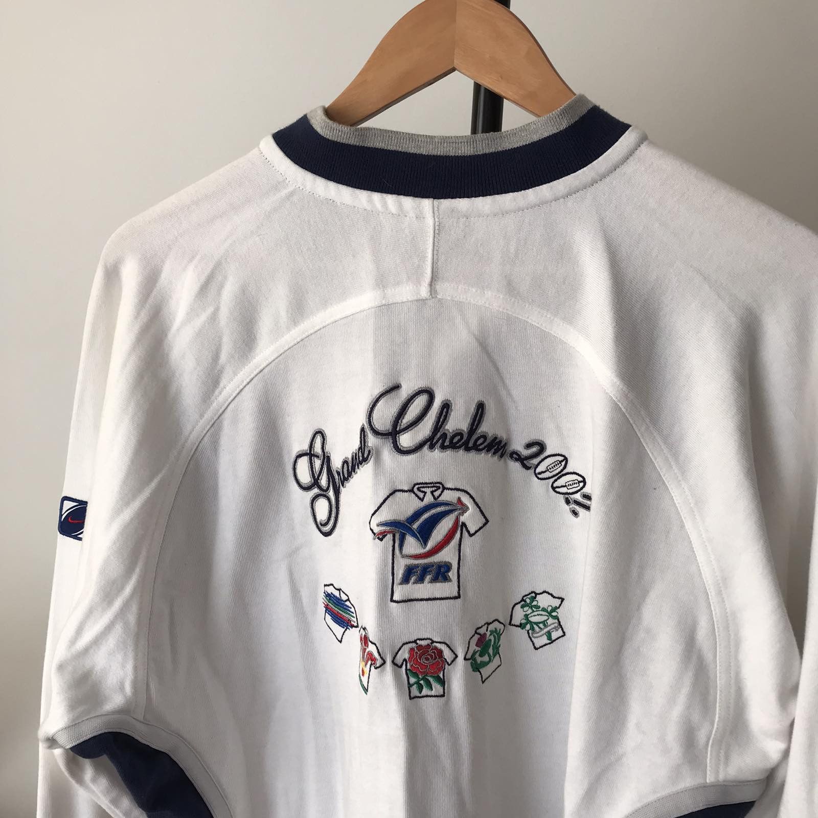 Nike Vintage Nike France Blockcore Rugby jersey Sz L Size US L / EU 52-54 / 3 - 6 Thumbnail
