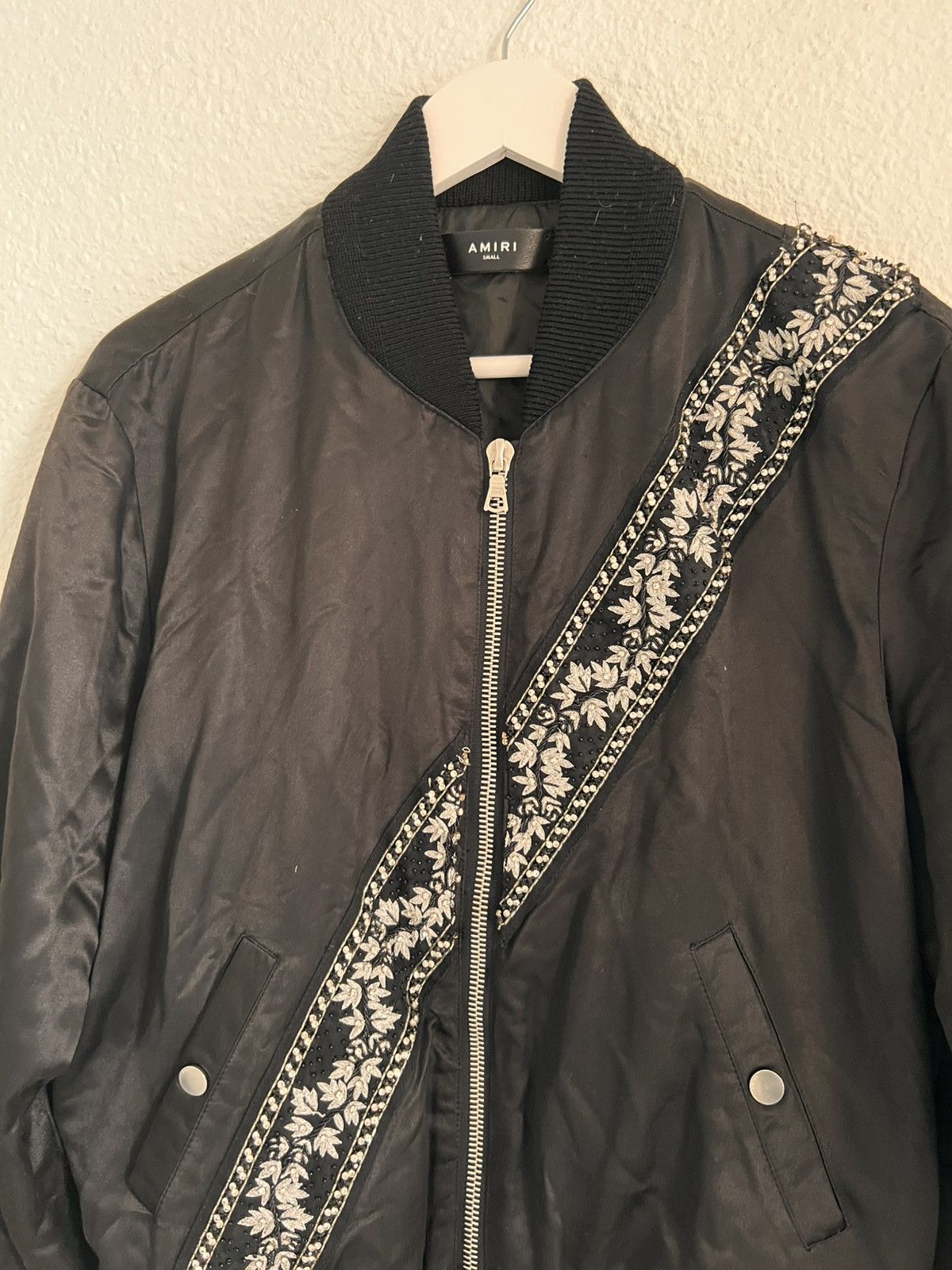 Amiri Amiri Satin Guitar Strap Bomber Size US S / EU 44-46 / 1 - 2 Thumbnail
