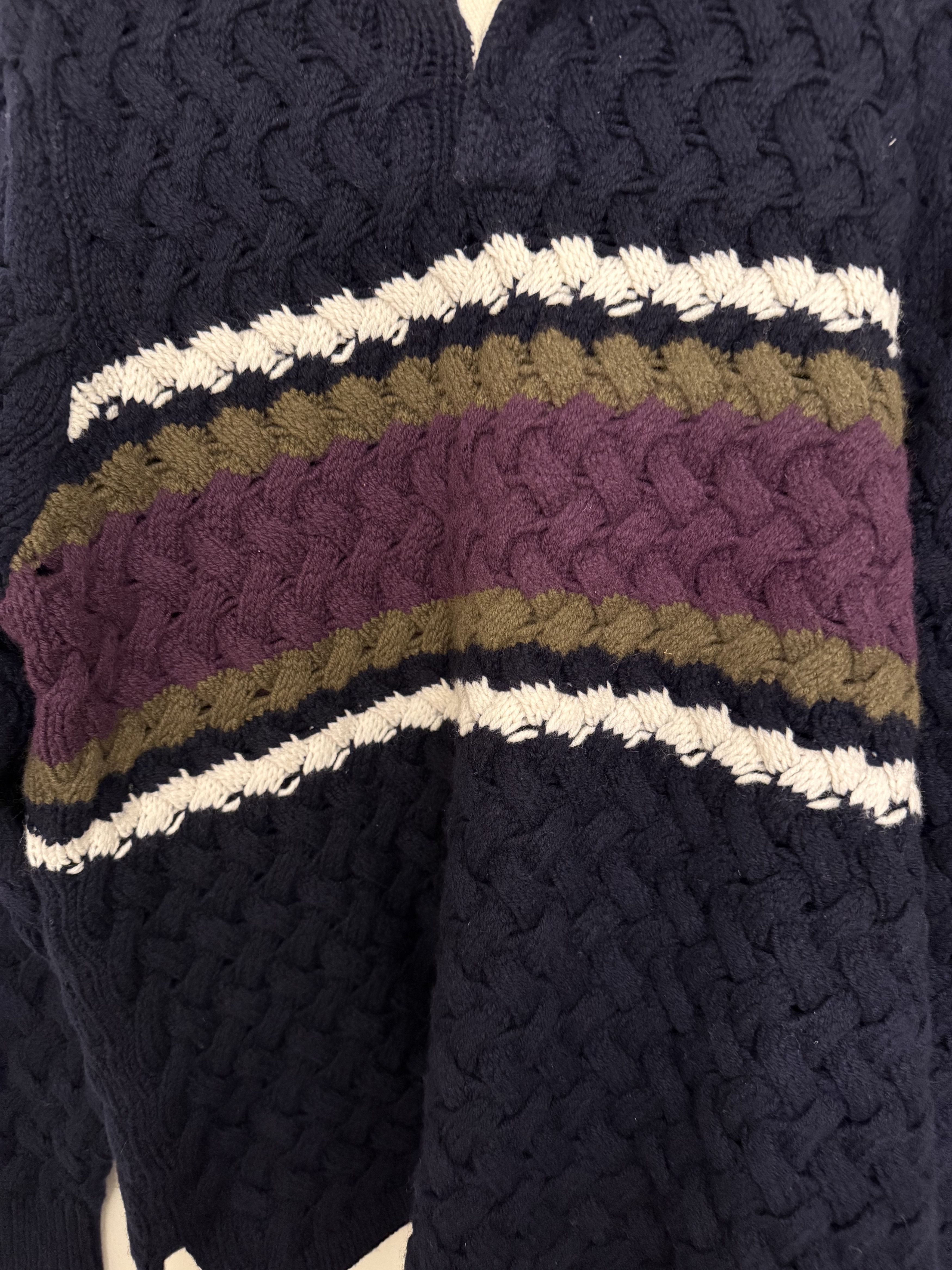 Aime Leon Dore Aime Leon Dore Basketweave Knit Rugby size MEDIUM Size US M / EU 48-50 / 2 - 3 Thumbnail