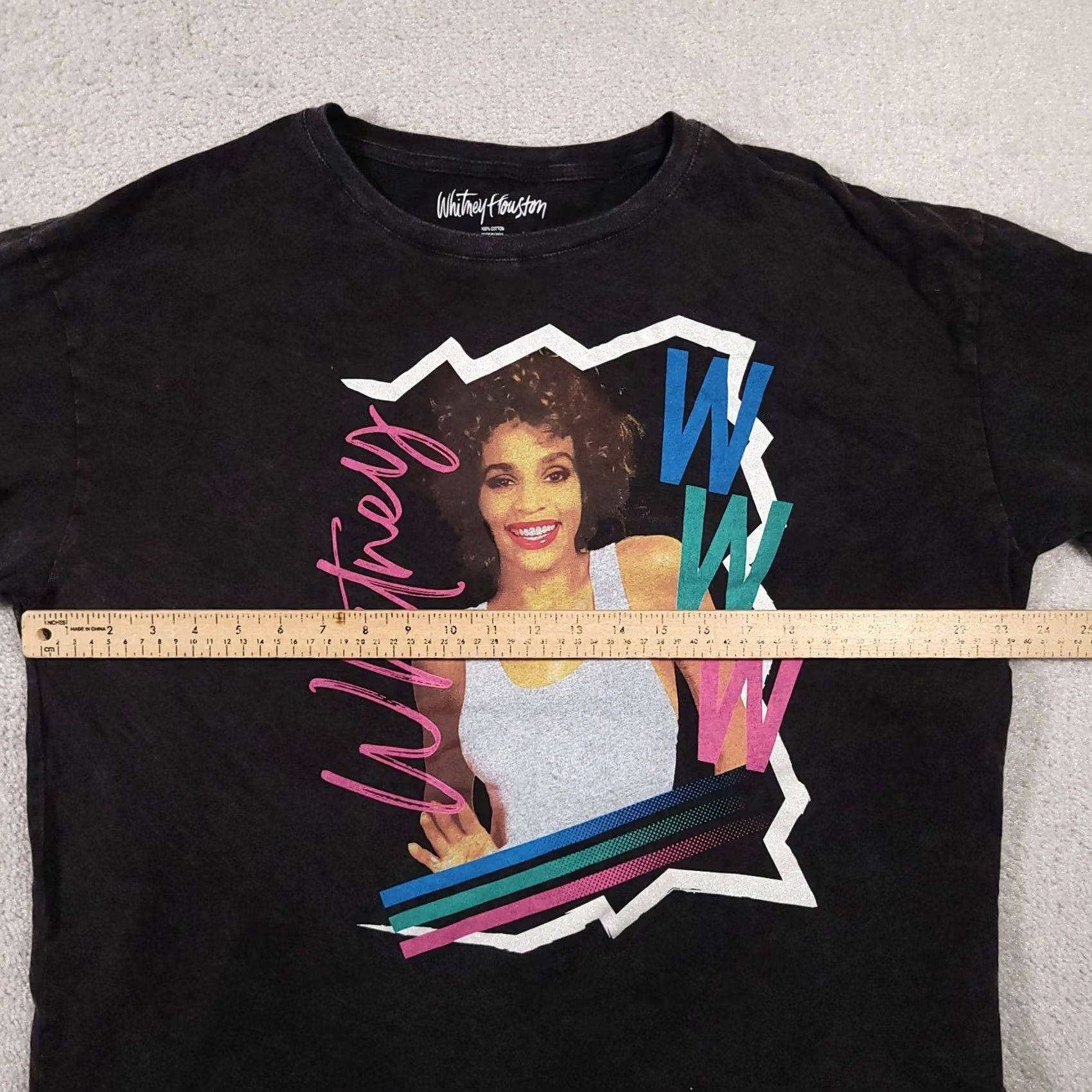 Vintage Whitney Houston Short Sleeve Band T Shirt Women's XL Black Burnout Big Graphic T-Shirt Women Size XL / US 12-14 / IT 48-50 - 5 Thumbnail
