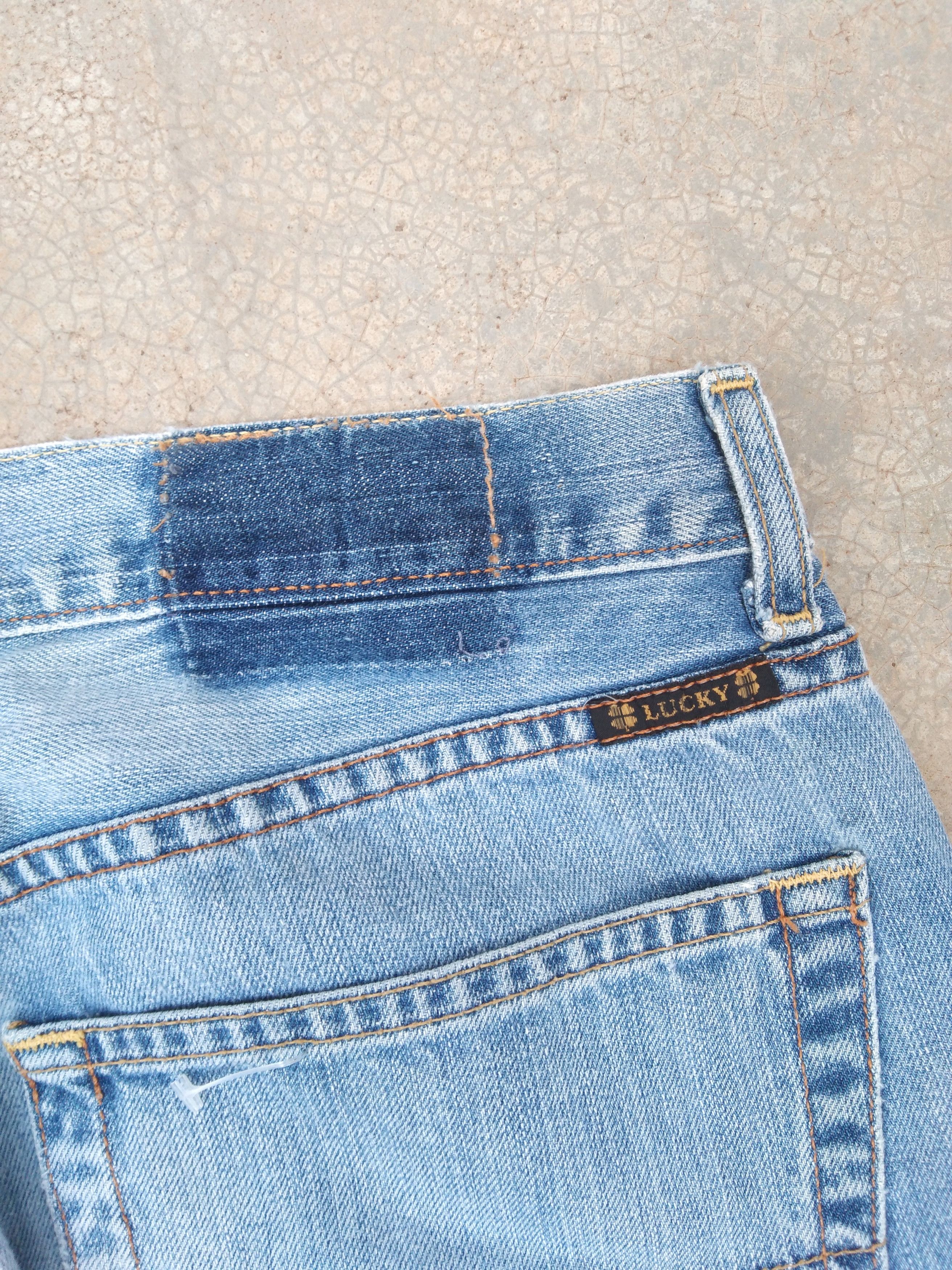 Lucky Brand Vintage Faded Blue Lucky Brand Boot Cut Flared Jeans 33x33 Size US 33 - 3 Thumbnail