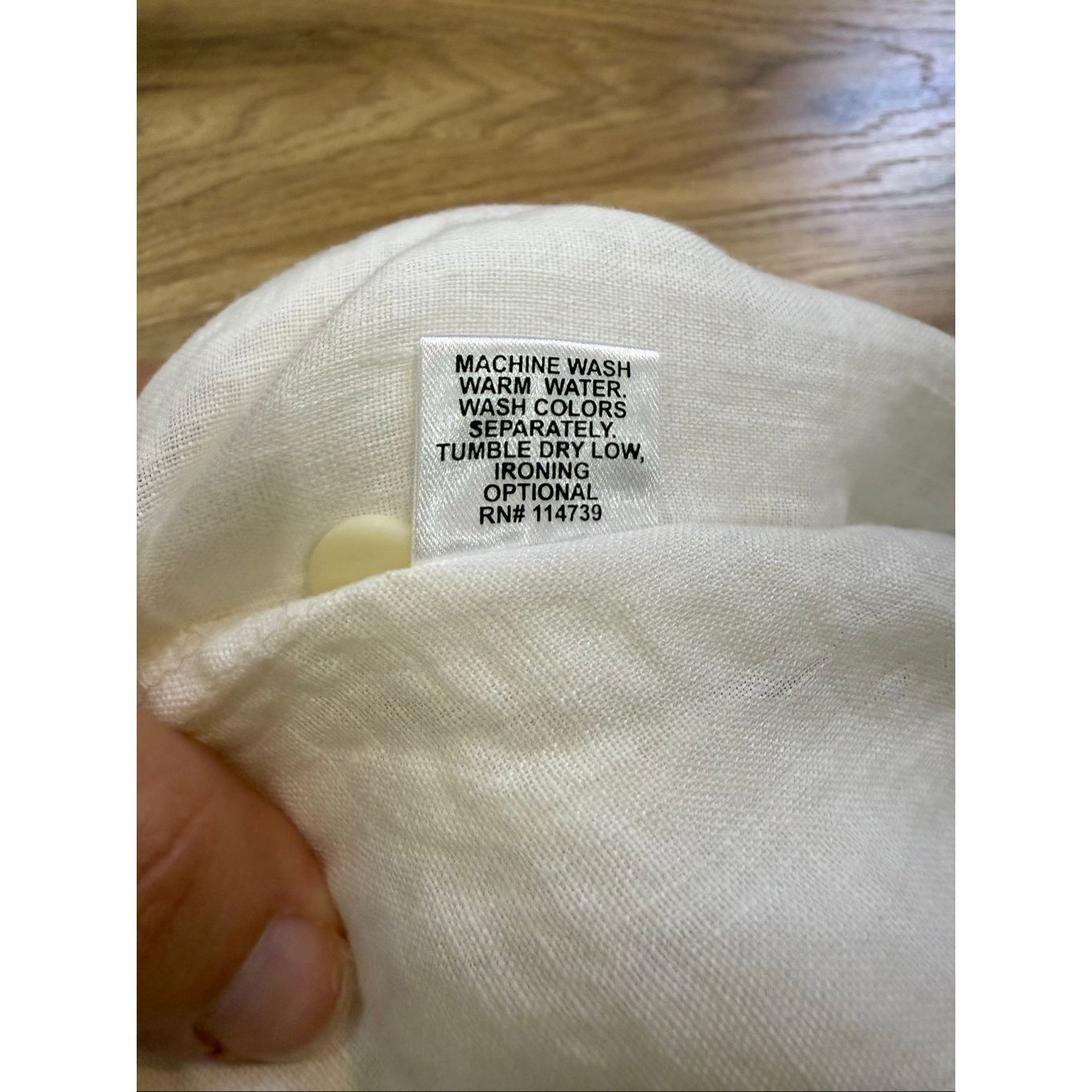FLAX Flax linen white relax fit wide leg pants size M Size 30" / US 8 / IT 44 - 6 Thumbnail