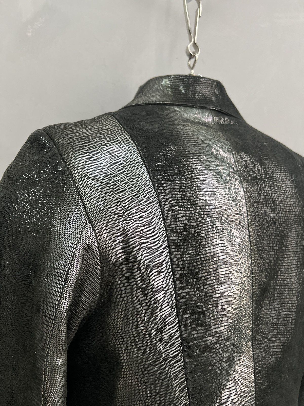 Hysteric Glamour gothic mettalic leather blazer y2k style if six was nine Size US S / EU 44-46 / 1 - 9 Thumbnail