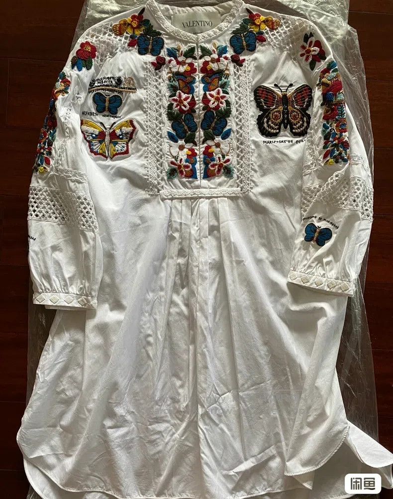 Valentino Valentino Beaded embroidered butterfly dress Size M / US 6-8 / IT 42-44 - 1 Thumbnail
