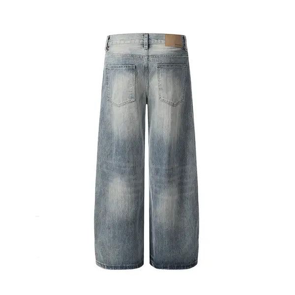 Japanese Brand VIBE Men's American retro washed gradient distressed jeans Size US 32 / EU 48 - 3 Thumbnail