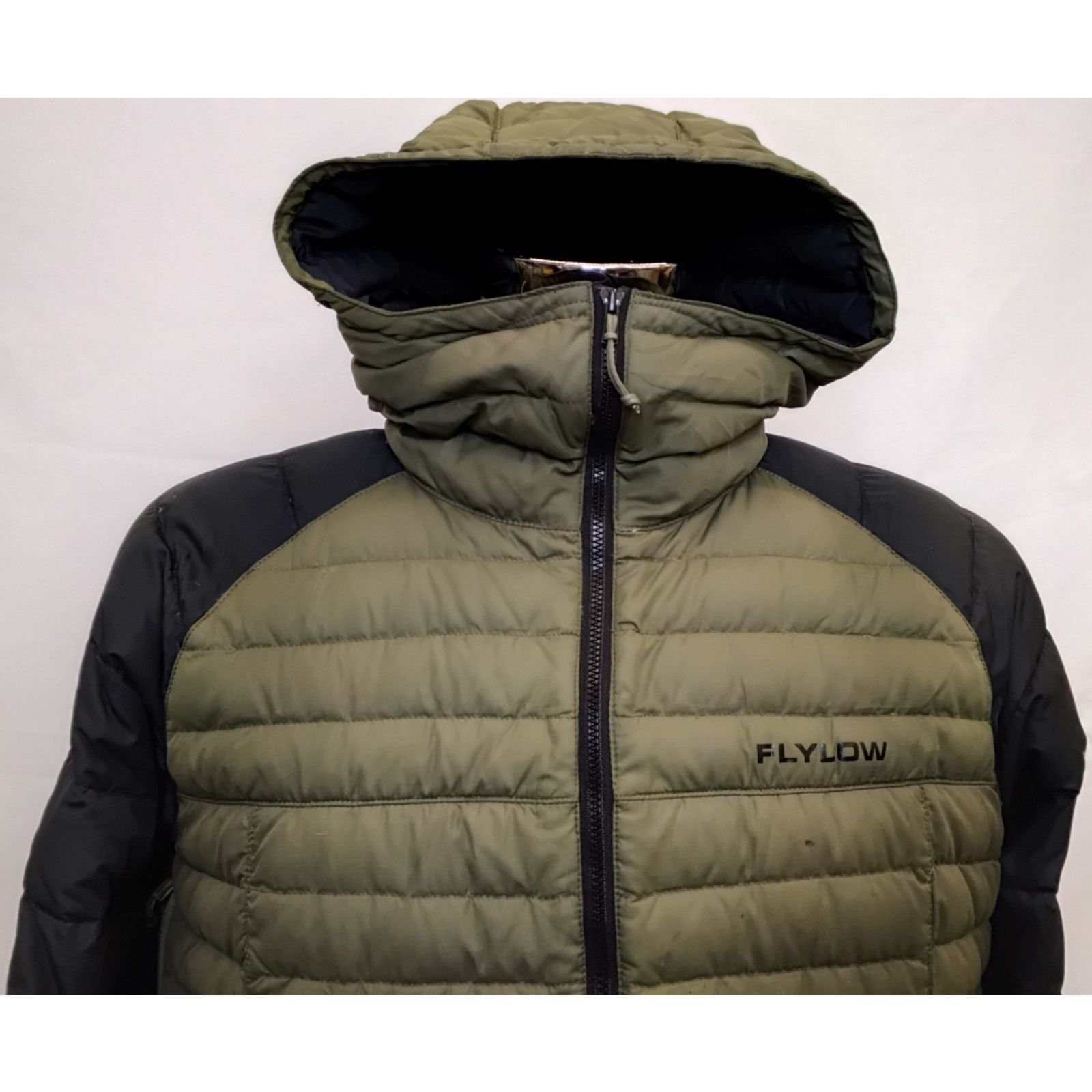 Flylow Flylow Goose Down Puffer Jacket Men's L Green/Black 600 FP Size US L / EU 52-54 / 3 - 3 Thumbnail