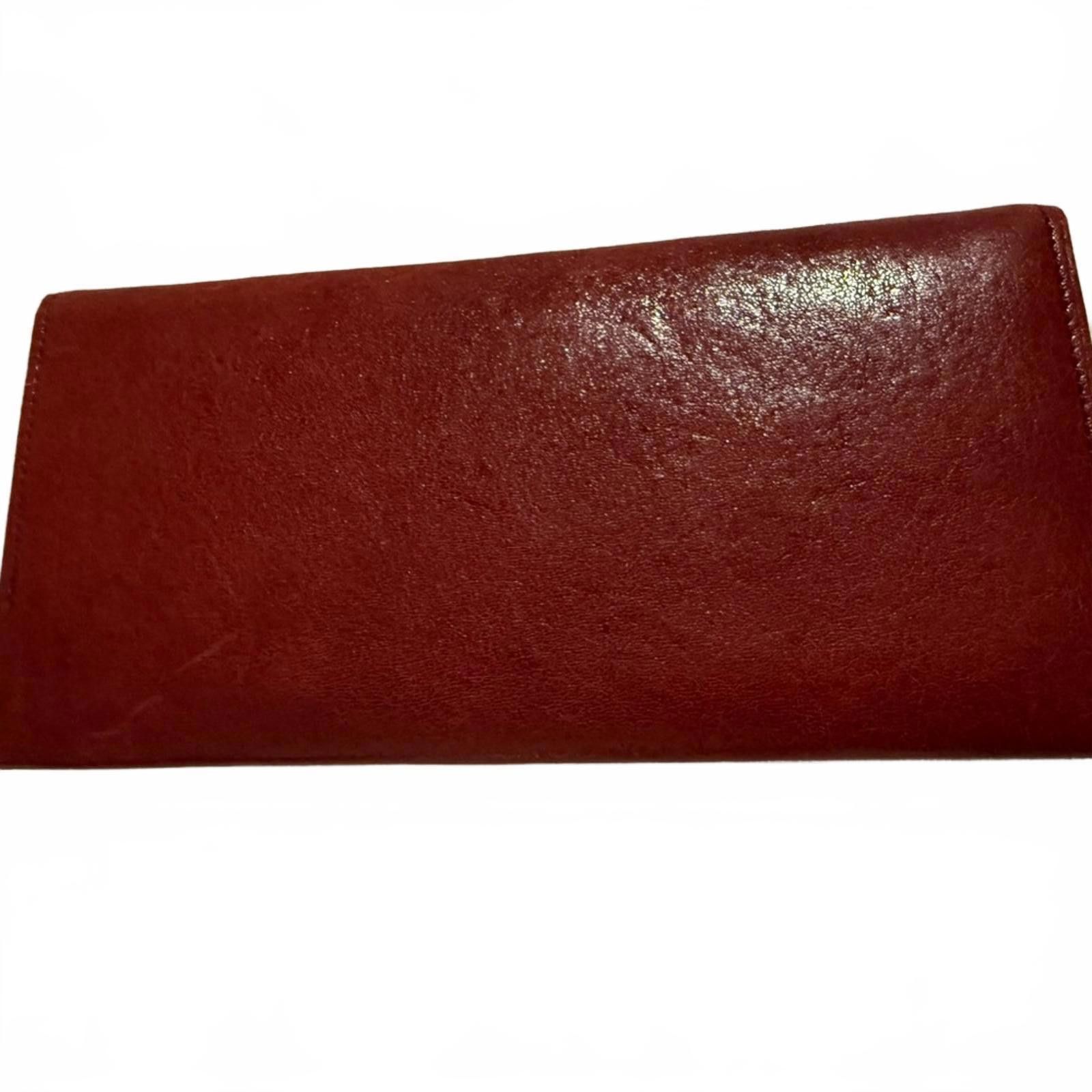 Other Carriage 1978 Red Leather Wallet Size ONE SIZE - 4 Thumbnail