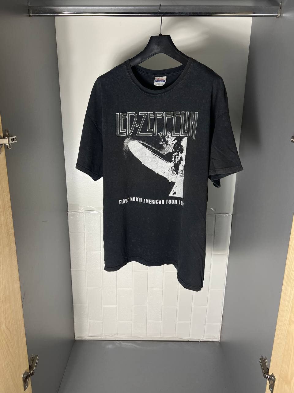Band Tees VINTAGE HANES LED ZIPPELIN ROCK T-SHIRT RETRO METAL Y2K 90s Size US XXL / EU 58 / 5 - 3 Thumbnail