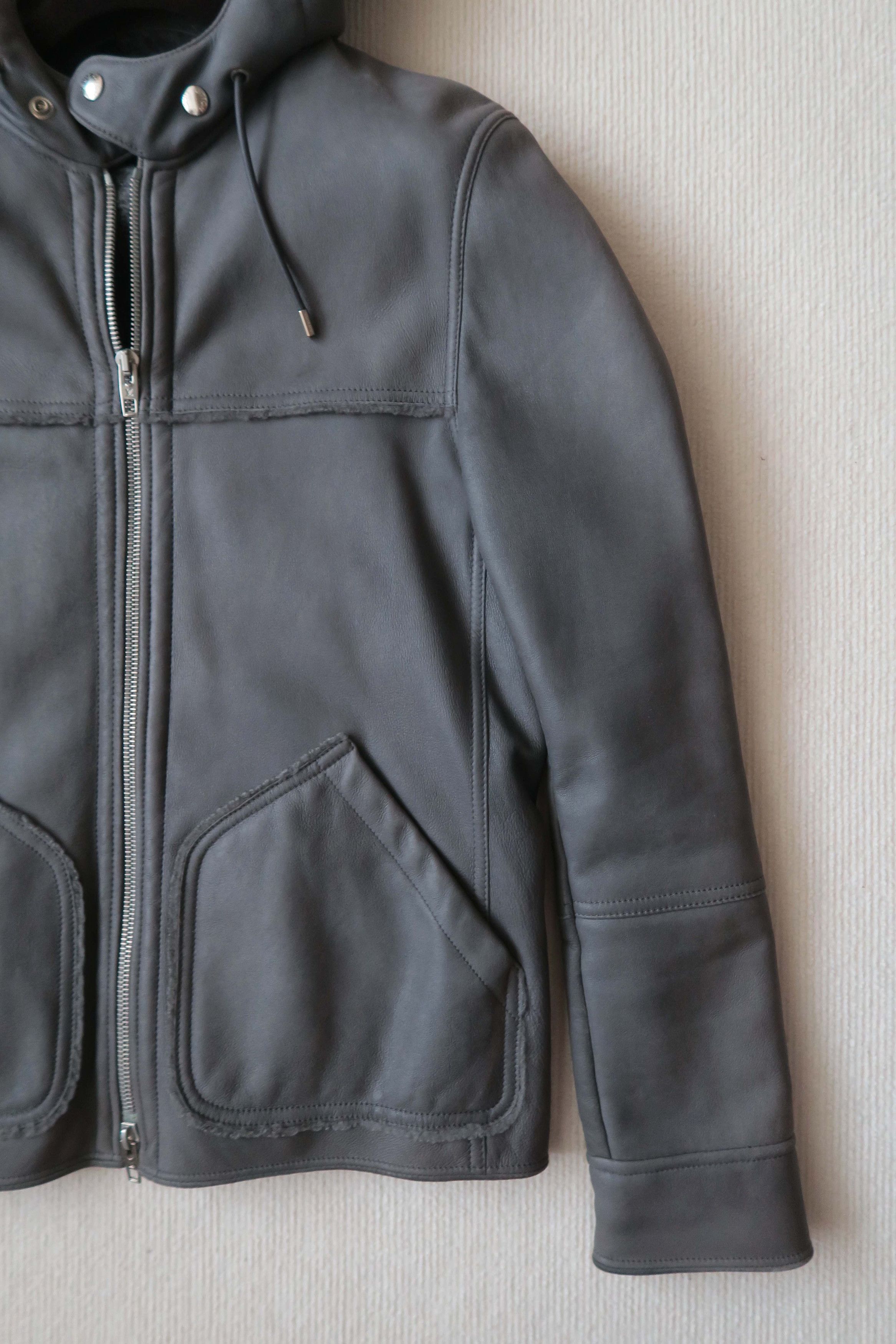 Louis Vuitton Louis Vuitton Sheepskin Leather Hooded Jacket Size US M / EU 48-50 / 2 - 4 Thumbnail