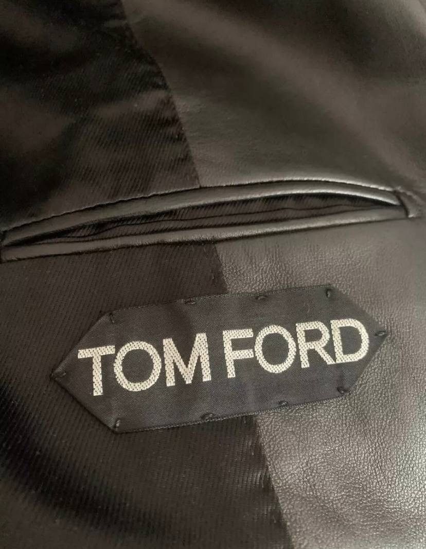 Tom Ford Tom Ford Jacket Leather Motorcycle Black Zip Size:48 IT Size US M / EU 48-50 / 2 - 17 Thumbnail