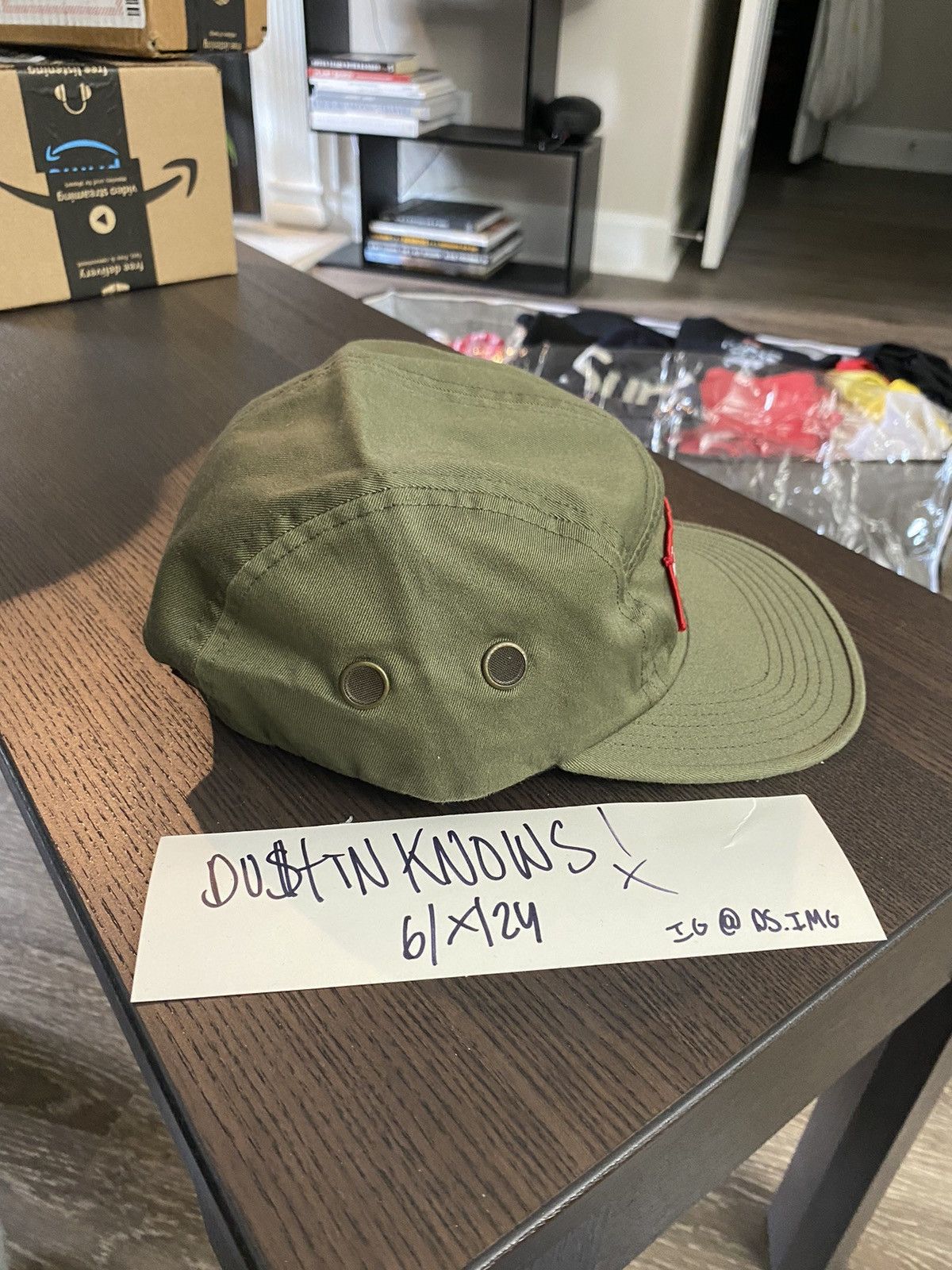 Supreme Supreme Olive camp cap Size ONE SIZE - 2 Thumbnail