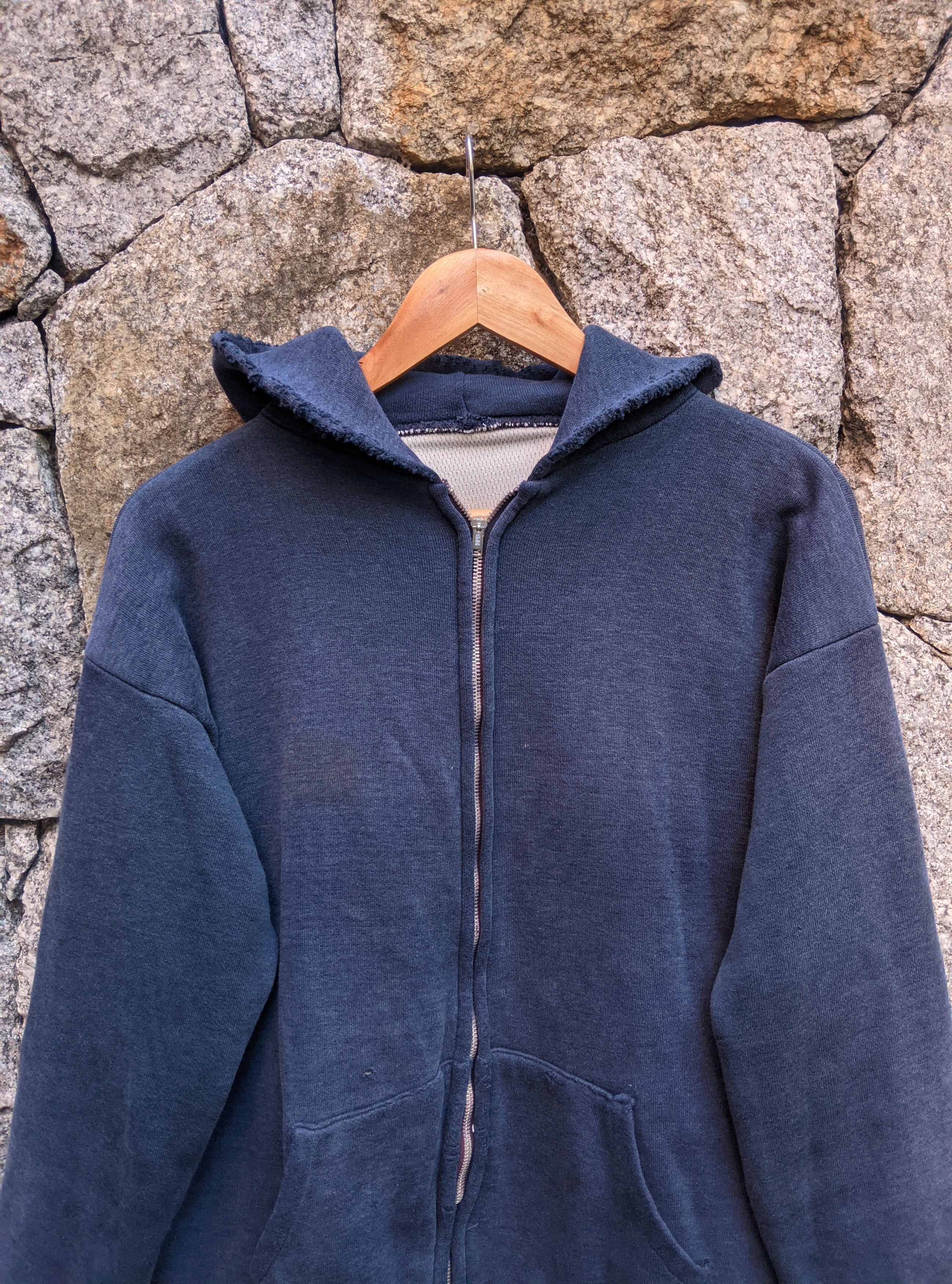 Vintage Vintage 60s thrashed hoodie thermal sun fade distressed Size US M / EU 48-50 / 2 - 1 Thumbnail