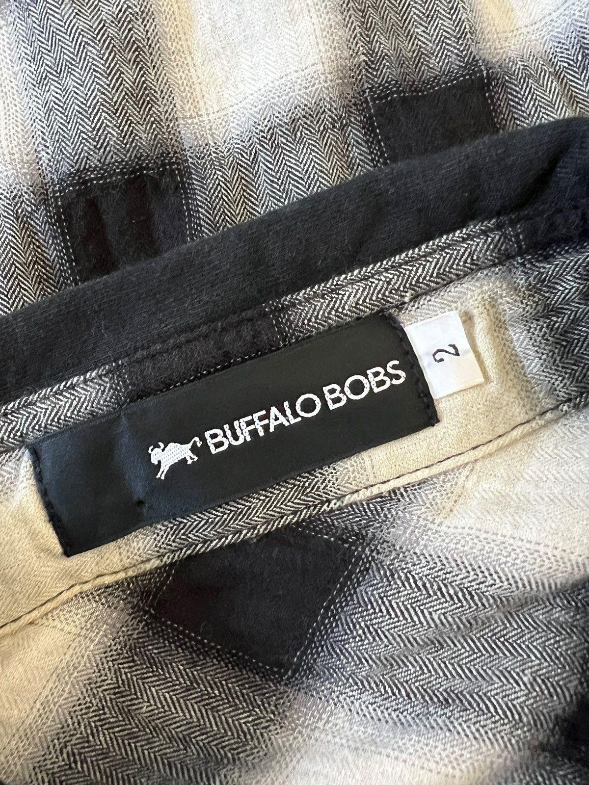 BUFFALO BOBS Buffalo Bobs 🇯🇵 Shadow Plaid Hybrid Button Up Shirt Size US S / EU 44-46 / 1 - 13 Thumbnail