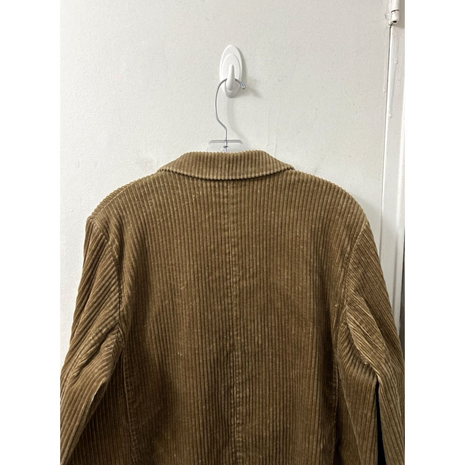 Lands' End Lands' End Corduroy Blazer Mens 44R Brown 2 Button Sport Coat Jacket Vintage No Usages Collection Size 44R - 7 Thumbnail