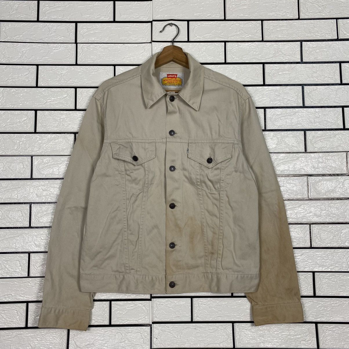 Levi's 📌Vintage Trucker Corduroy Jacket White Levi's Jackets Size US XXS / EU 40 - 2 Thumbnail