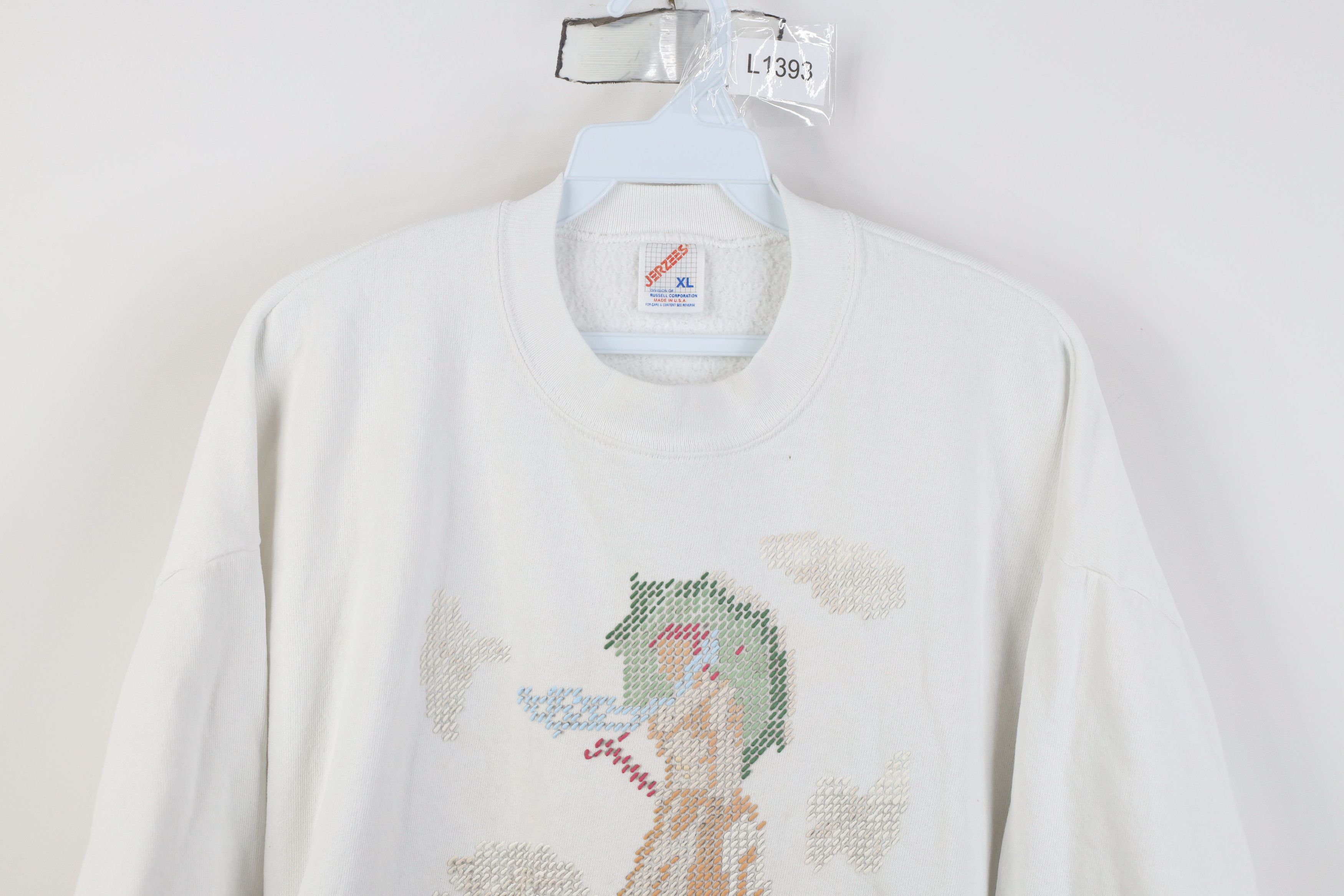 Vintage Vintage 90s Streetwear Claude Monet Art Sweatshirt USA Size XL / US 12-14 / IT 48-50 - 2 Thumbnail