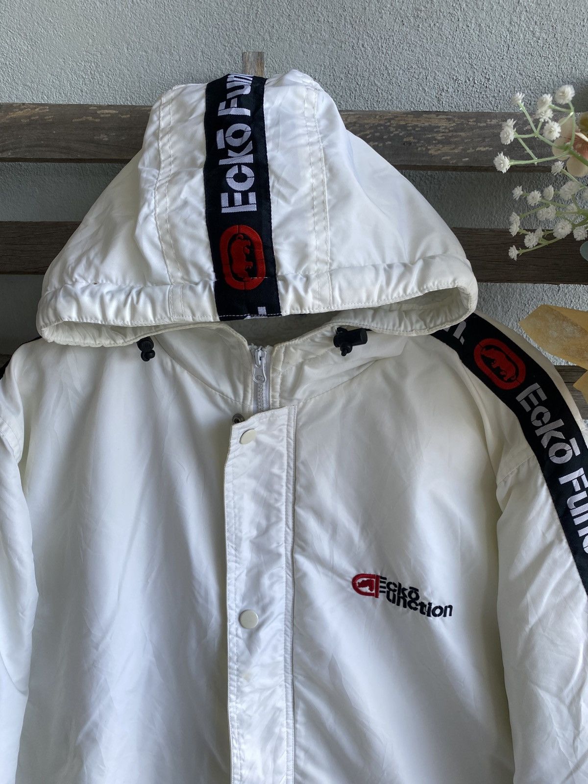 Ecko Unltd. 2000s Ecko Side Tape Coach Jacket - sherpa inner Size US L / EU 52-54 / 3 - 5 Thumbnail