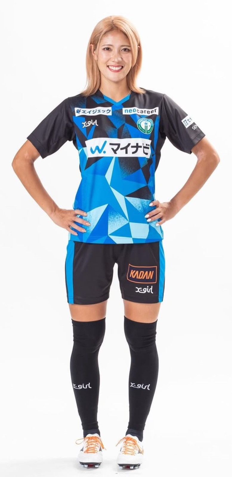 Japanese Brand Mynavi Sendai Ladies 25/26 home shirt #5 Kunitake Size US XL / EU 56 / 4 - 10 Thumbnail