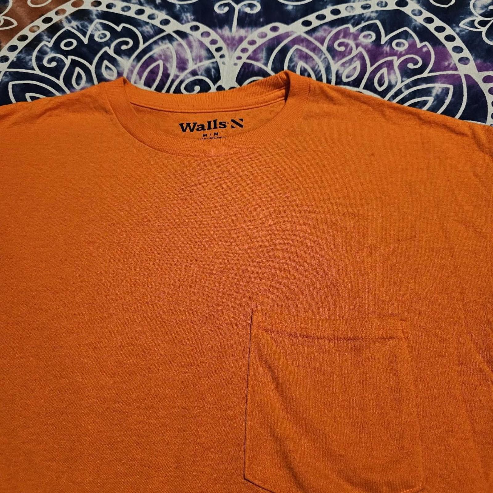 Designer Men's Orange T-shirt With Pocket Size US M / EU 48-50 / 2 - 3 Thumbnail