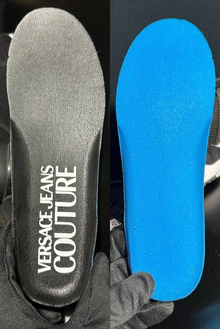 Versace × Versace Jeans Couture NEW! VERSACE jeans couture black dynamic sneakers Size US 4 / IT 34 - 10 Thumbnail