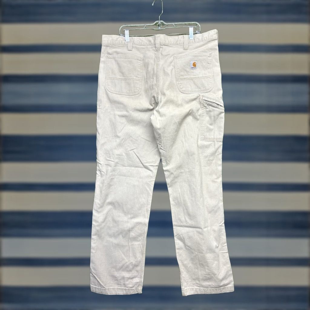 Carhartt Carhartt Pants Mens 40x34 Relaxed Fit Canvas Beige 102291 Workwear Pants Main Selling Point Jeans or Pants? Size US 40 / EU 56 - 1 Thumbnail