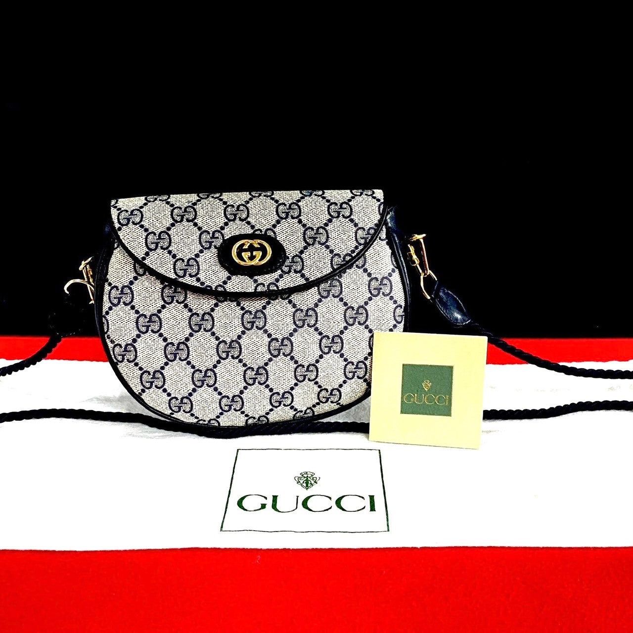 Gucci Gucci Shoulder Bag Blue Leather Size ONE SIZE - 1 Thumbnail